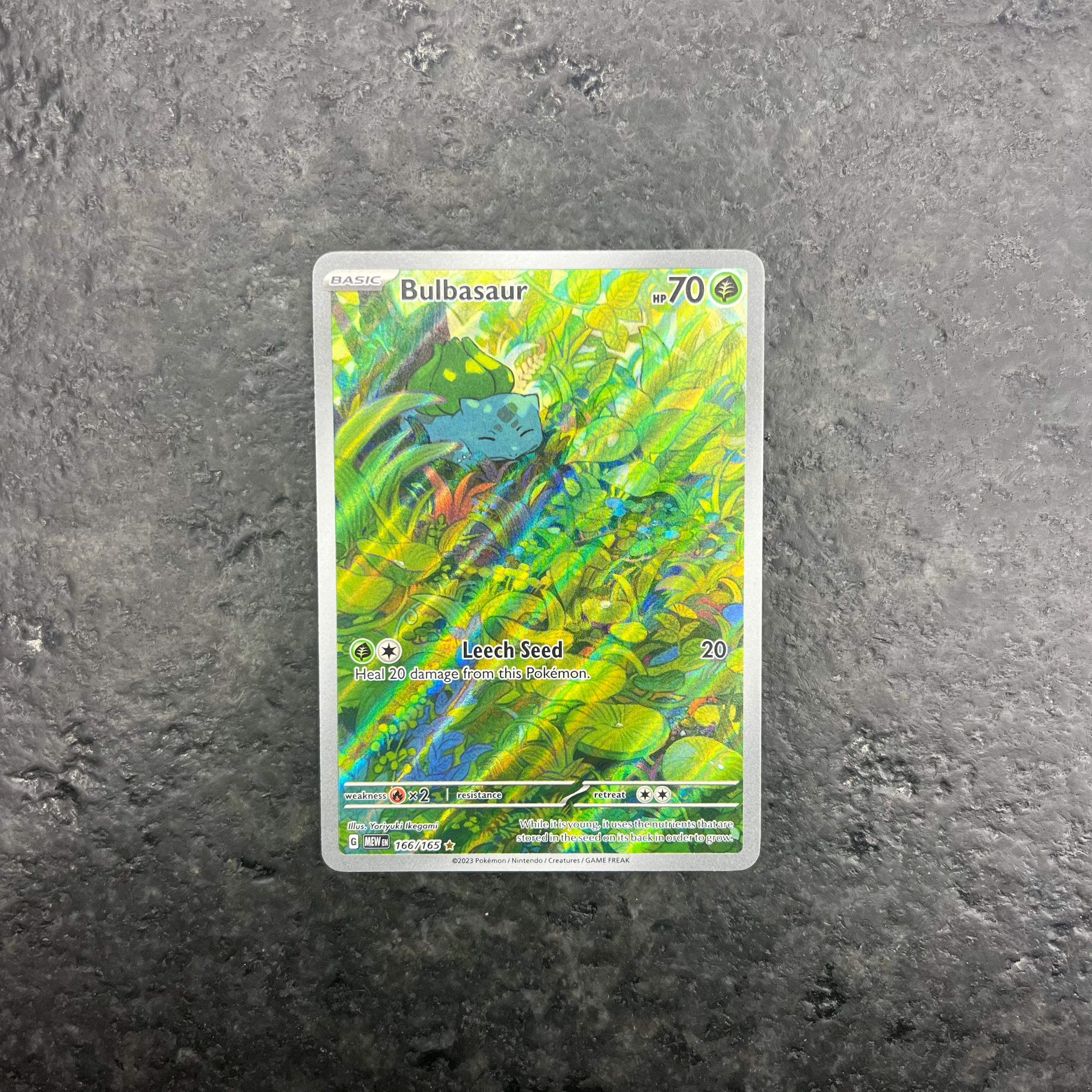 BULBASAUR 151 ALT ART 166/165 (NM)