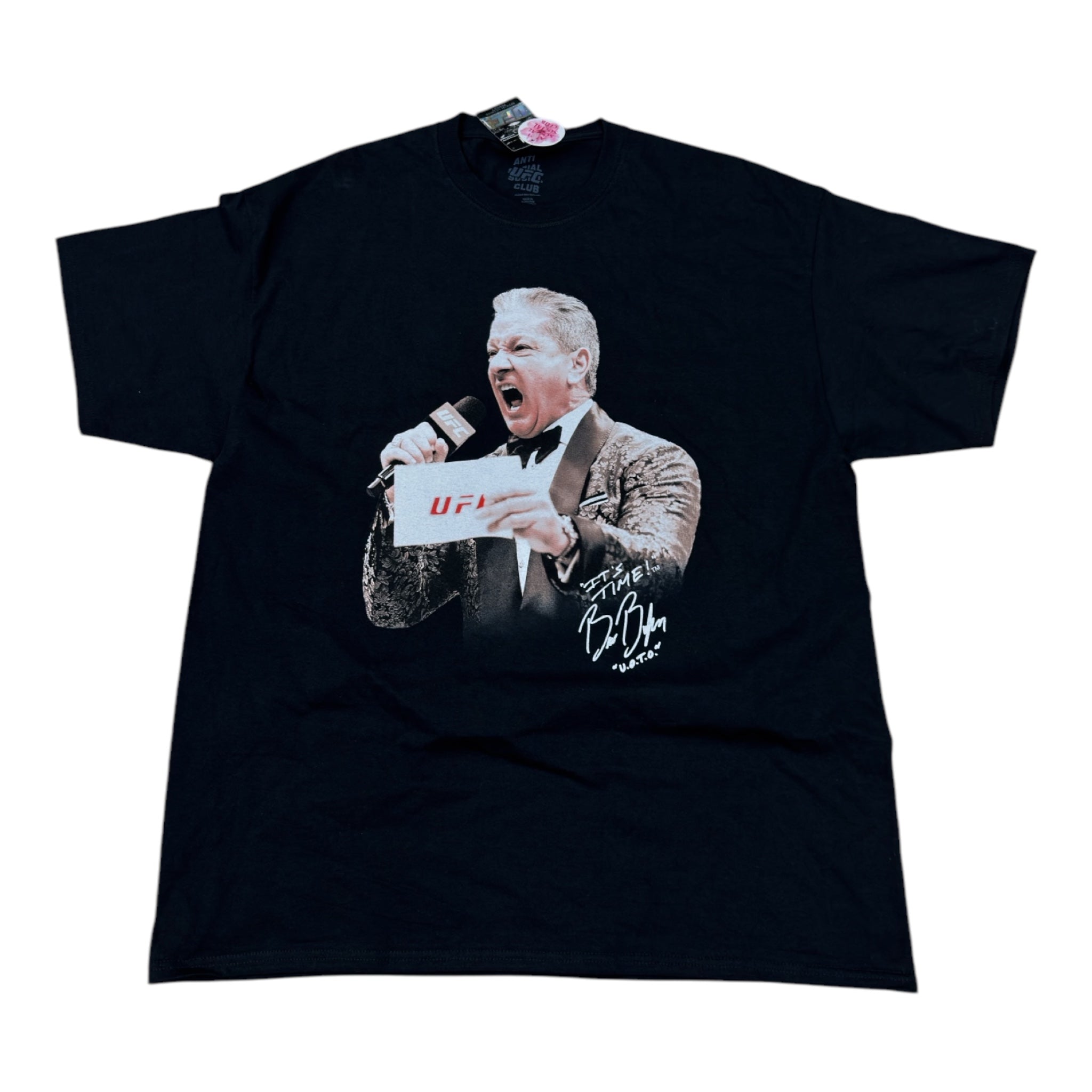 ASSC UFC IT’S TIME TEE - BLACK