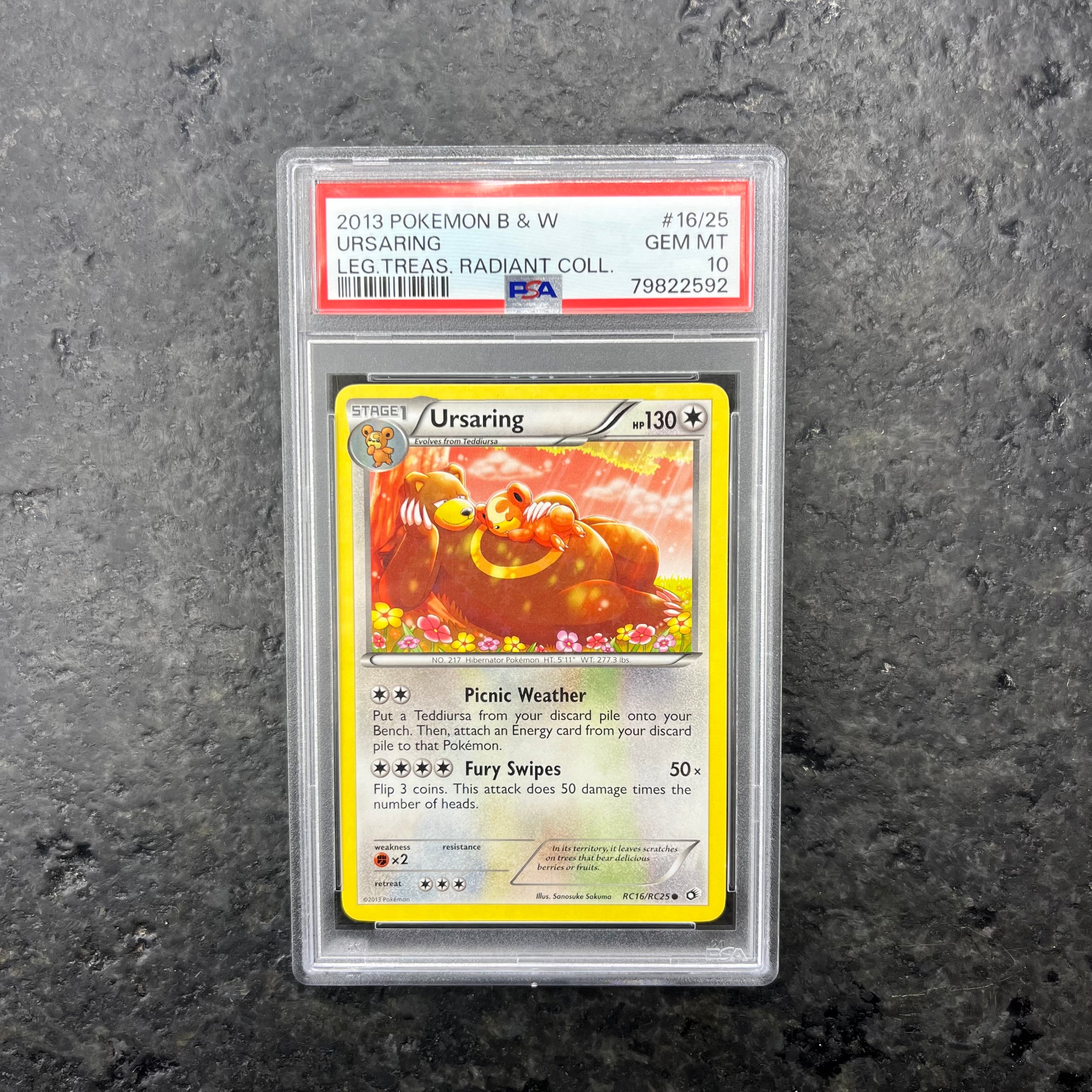 URSARING LEGENDARY TREASURES RADIANT COLLECTION RC16/RC25 PSA 10
