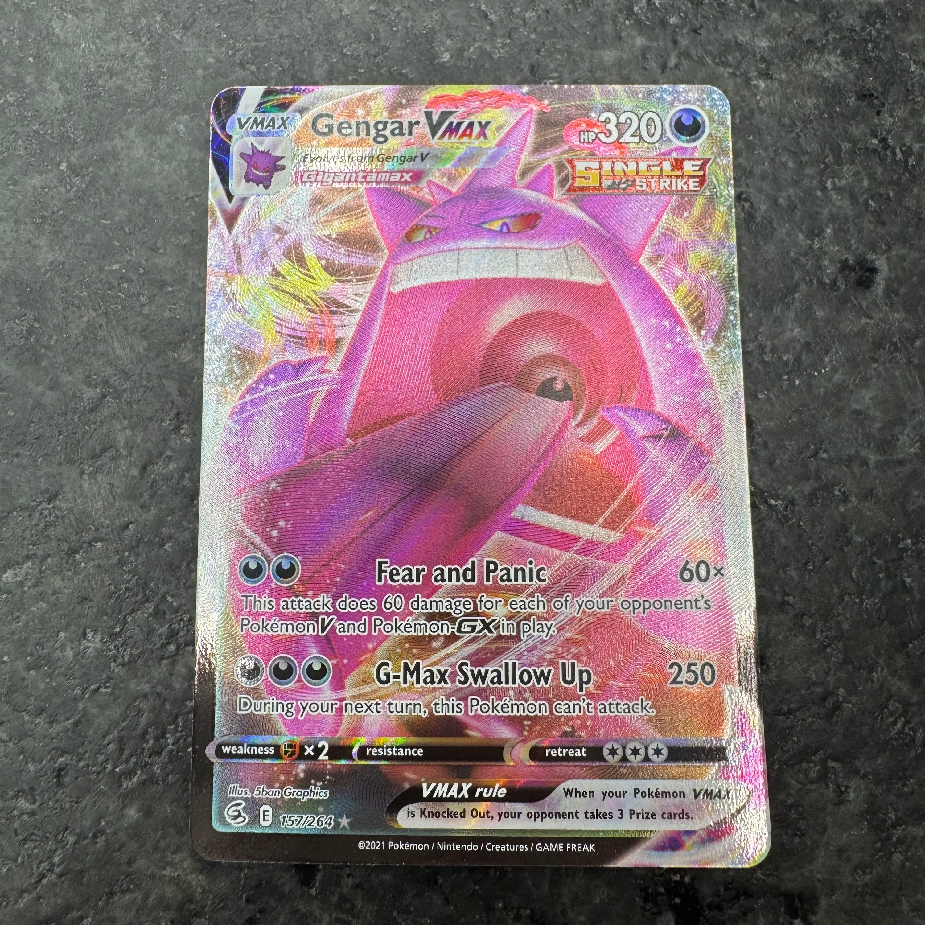GENGAR VMAX FULL ART 157/264 (NM)