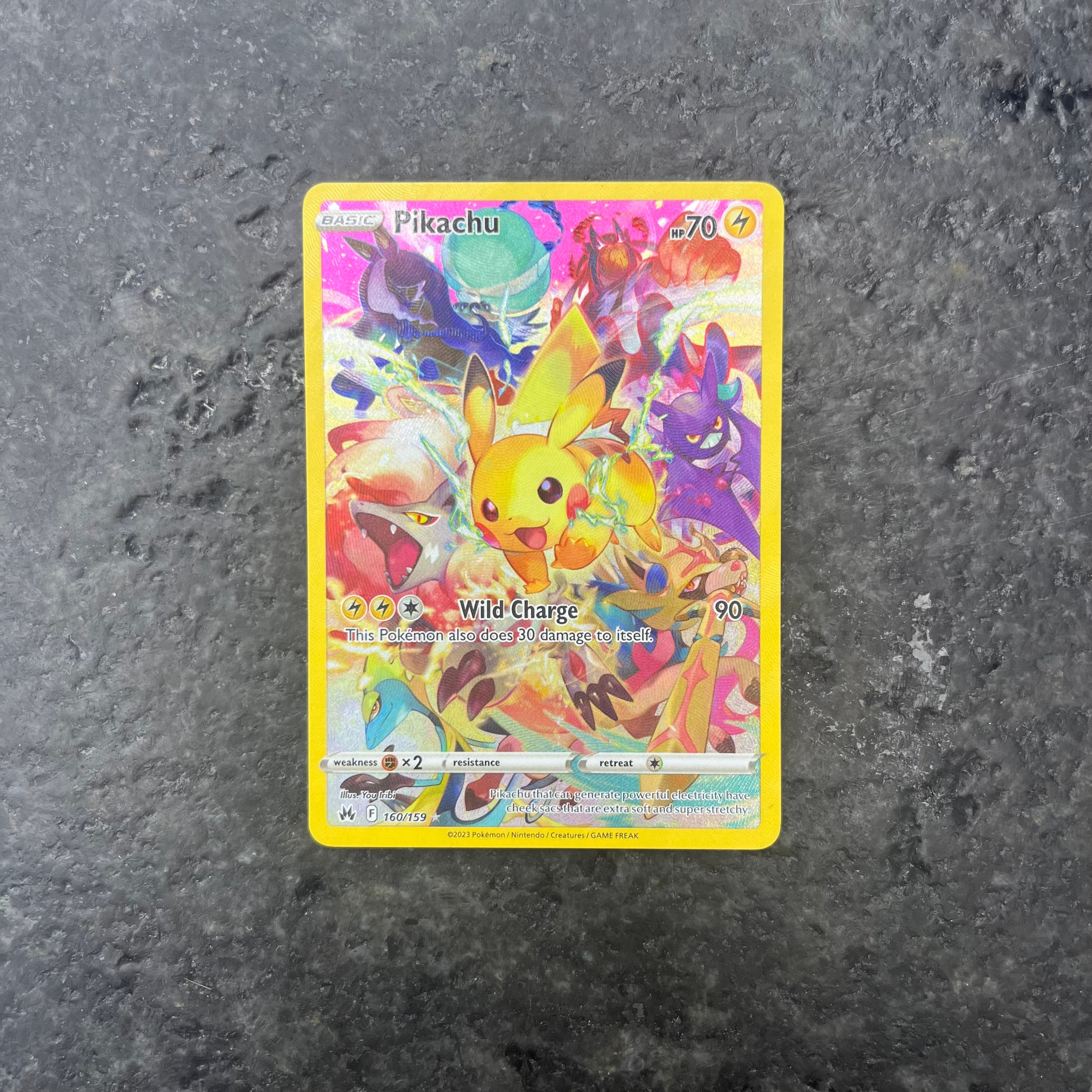 PIKACHU CROWN ZENITH ALT ART 160/159 (NM)
