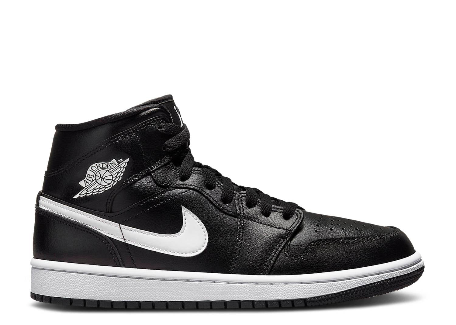 AIR JORDAN 1 MID “BLACK WHITE”