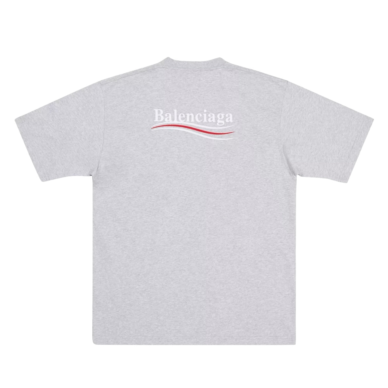 BALENCIAGA POLITICAL CAMPAIGN TEE - GREY