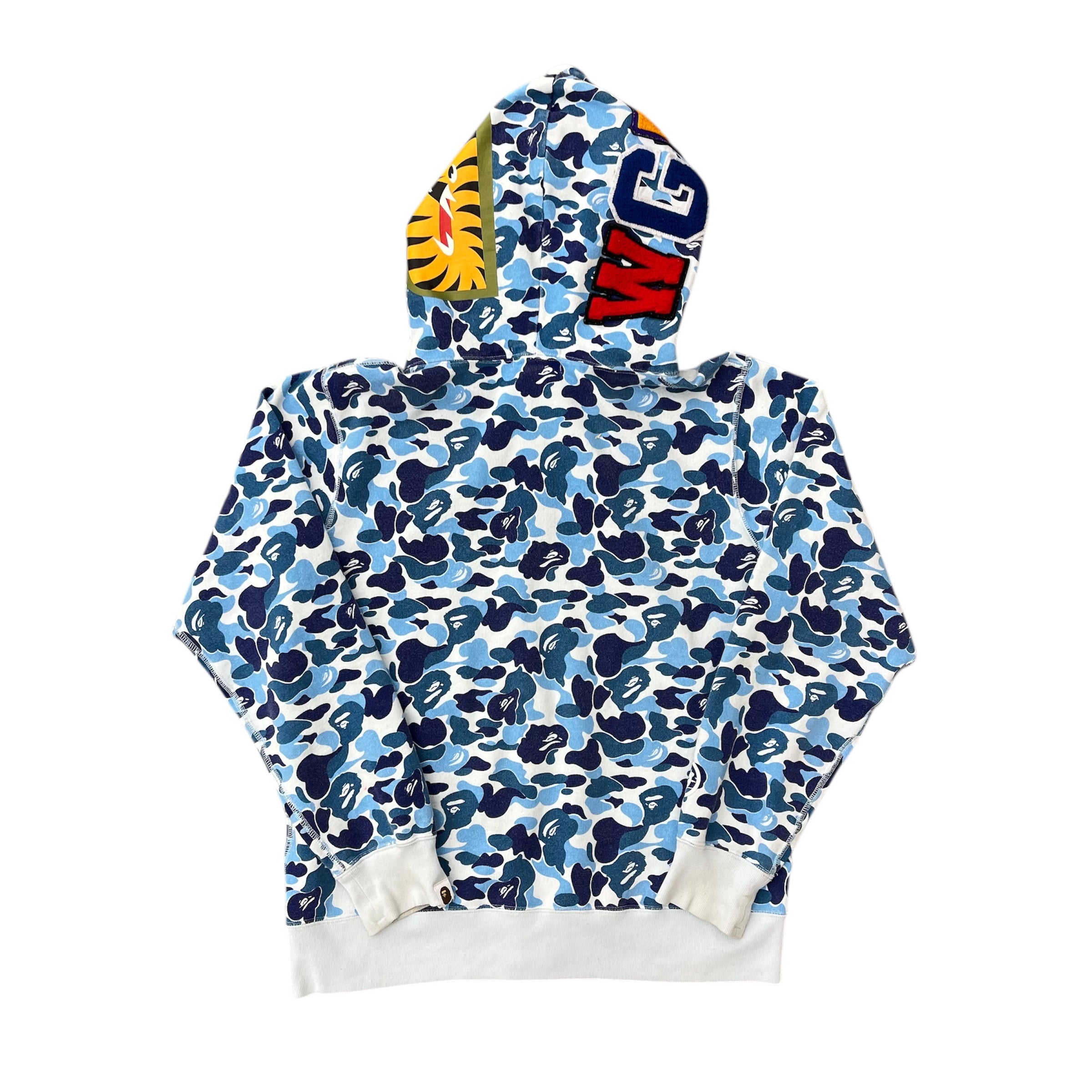 BAPE SHARK BLUE CAMO ZIP UP