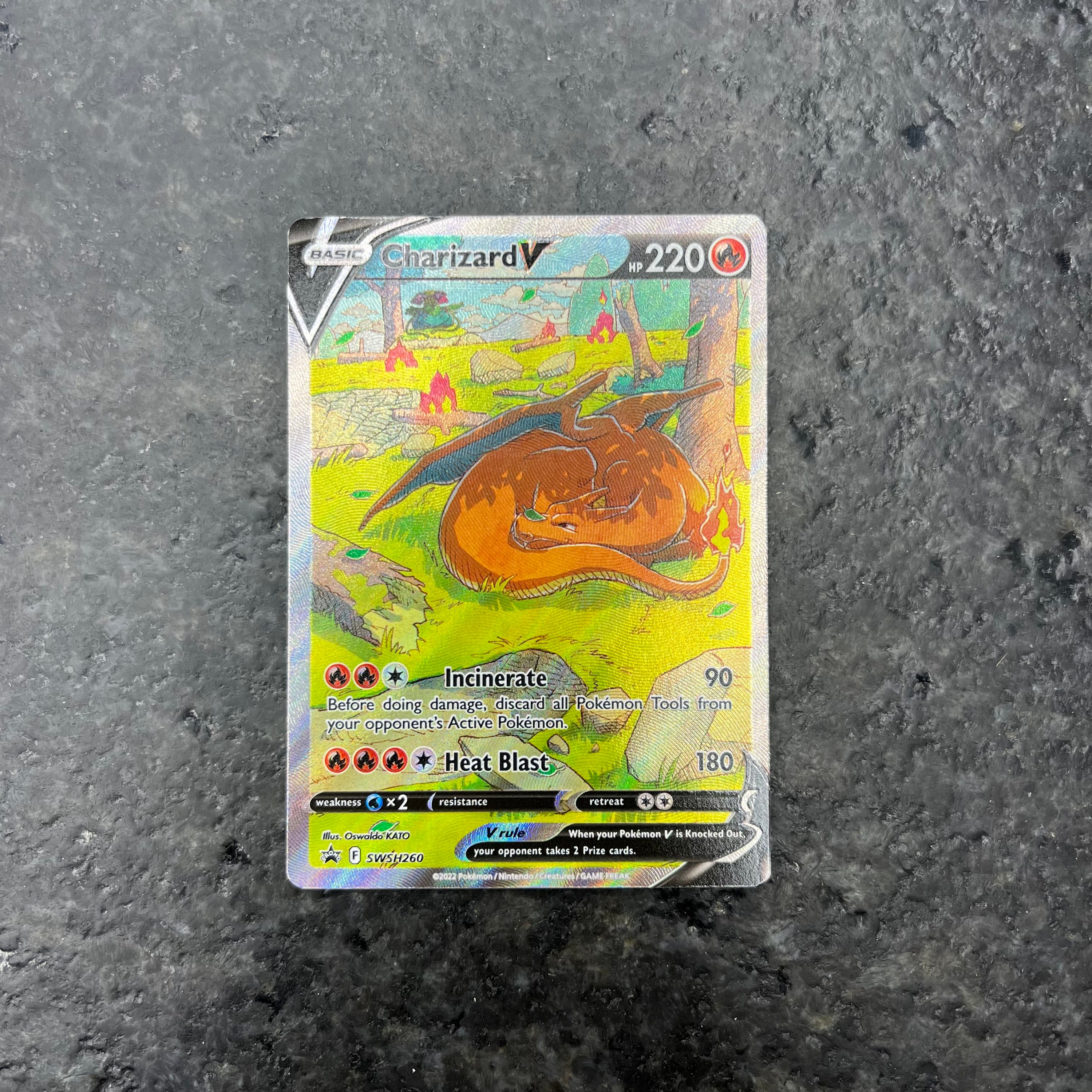 CHARIZARD V ALT ART SWSH260 PROMO