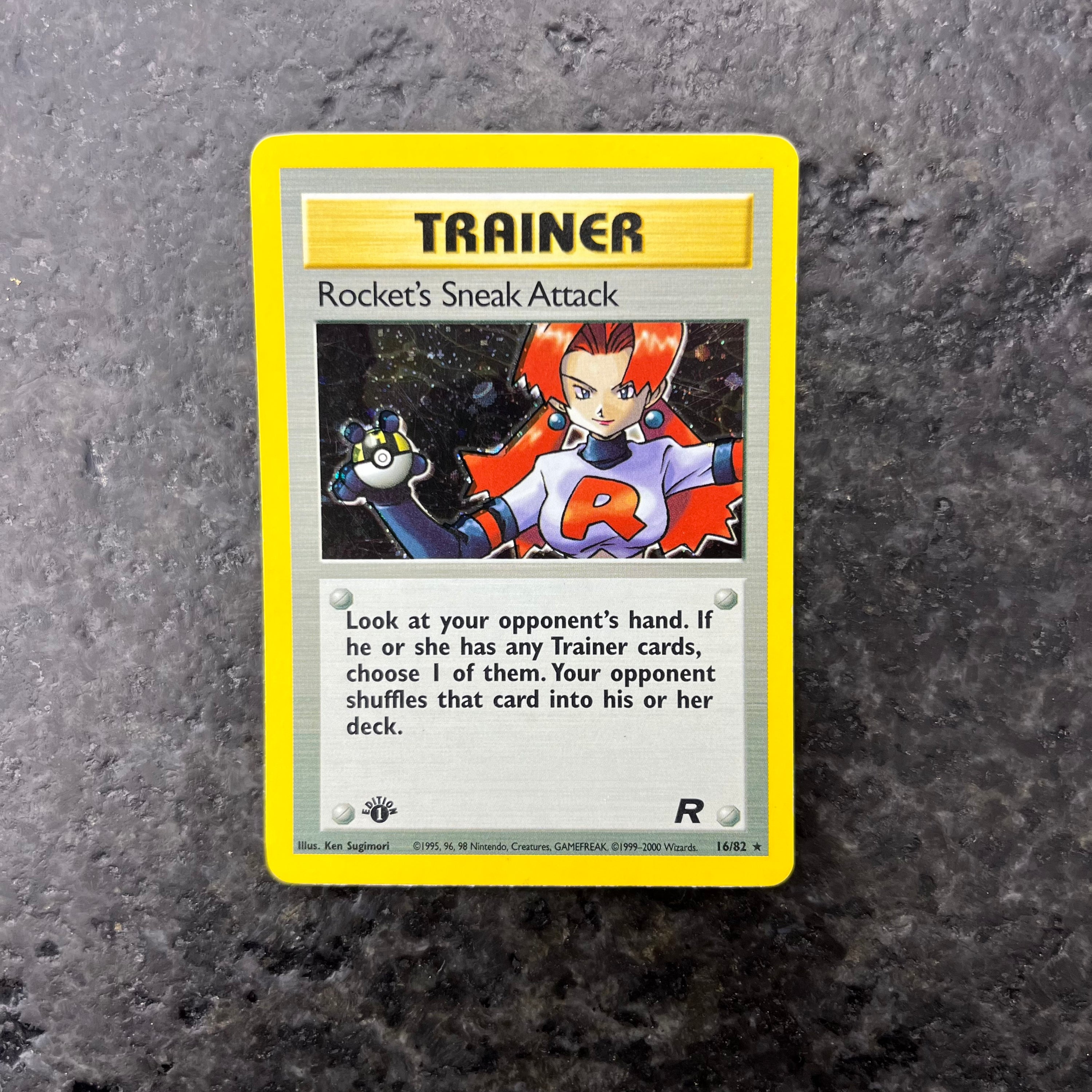 ROCKET’S SNEAK ATTACK 1ST EDITION HOLO 16/82 (NM)