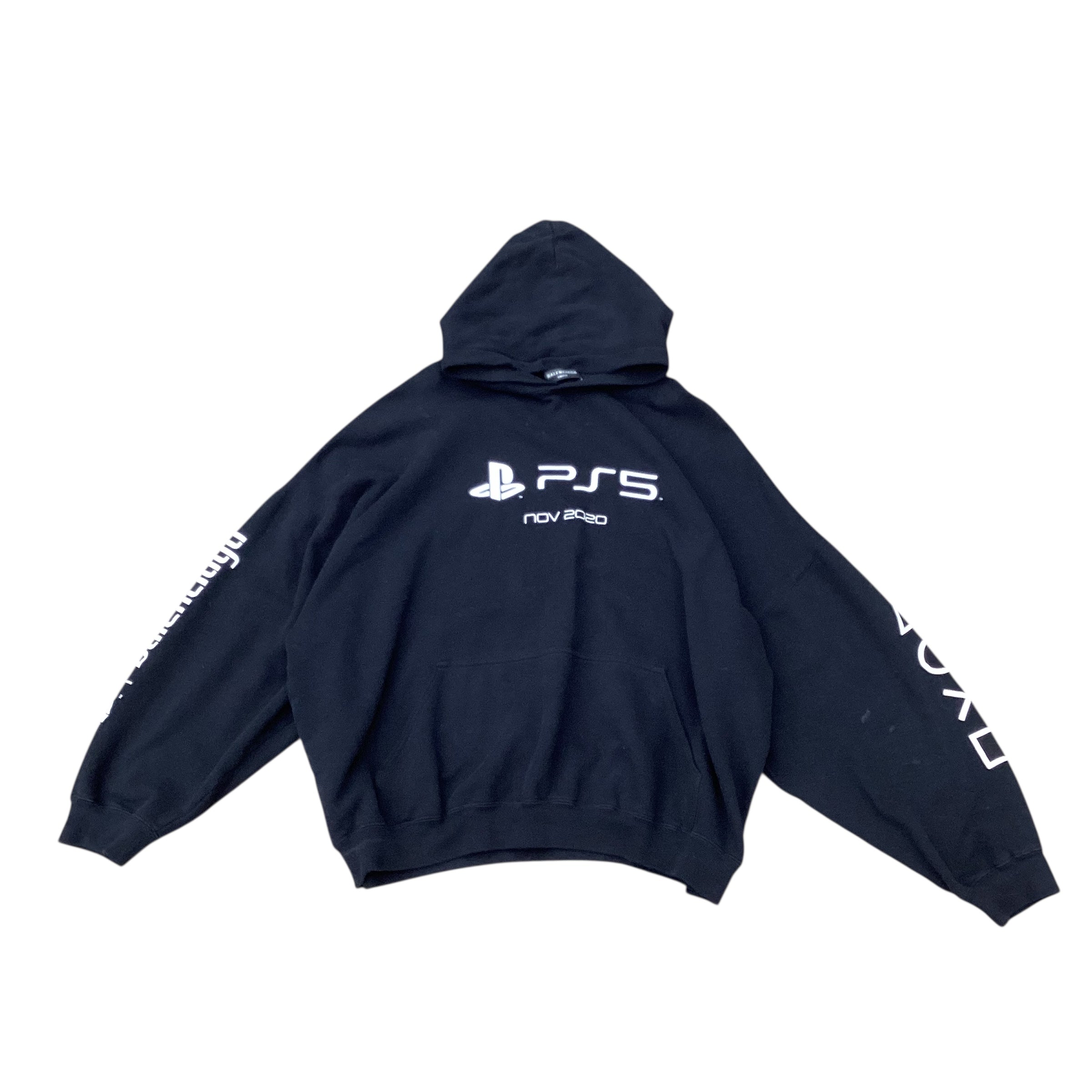BALENCIAGA X PS5 BLACK HOODIE