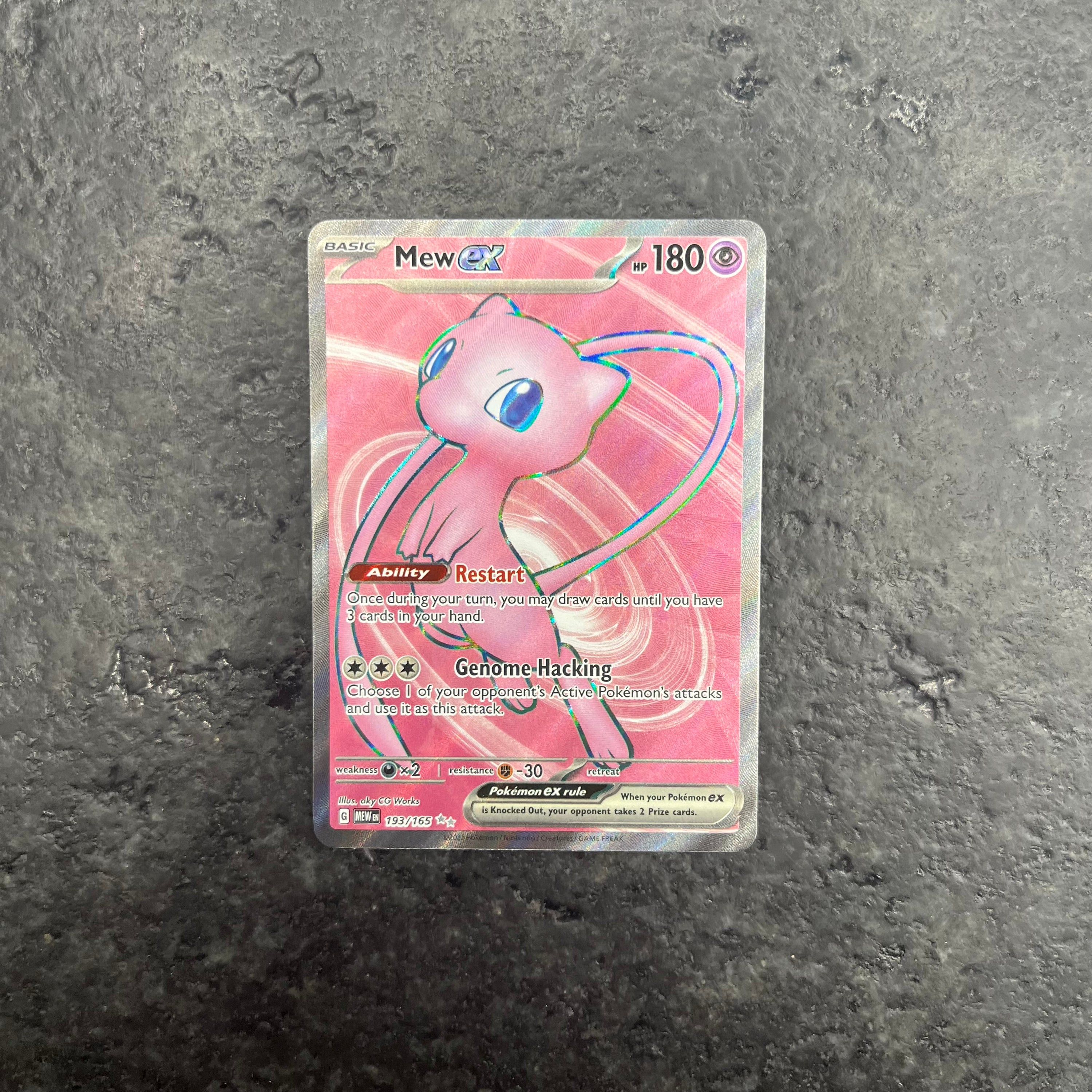 MEW EX 151 FULL ART 193/165 (NM)