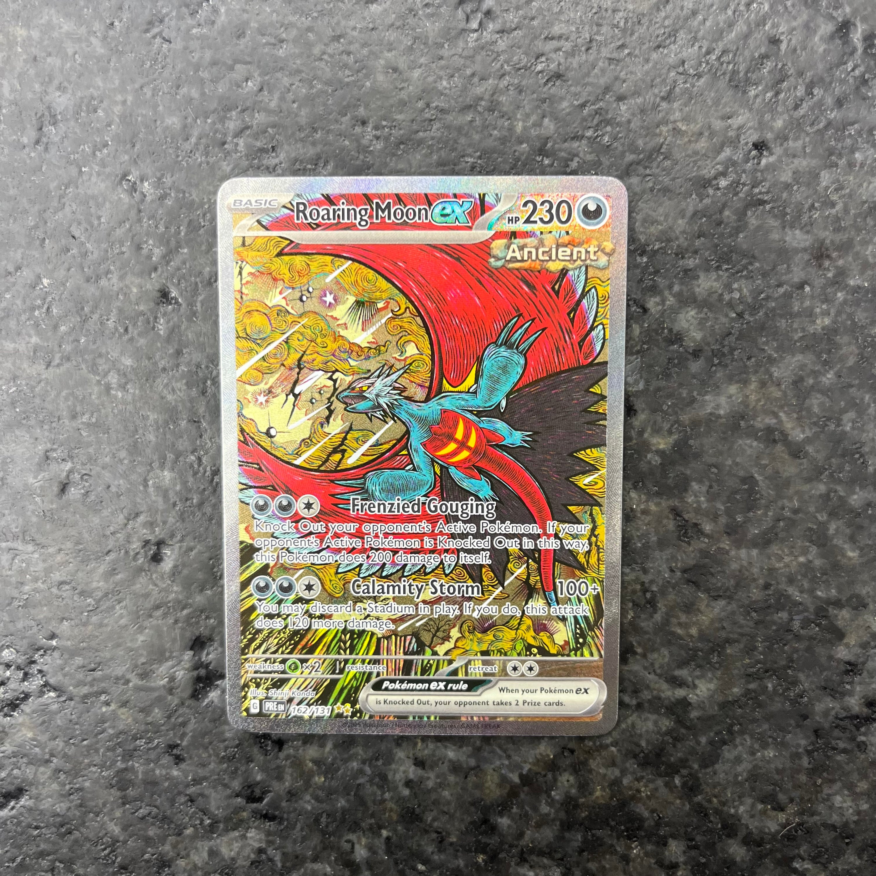 ROARING MOON EX PRISMATIC EVOLUTIONS SIR 162/131 (NM)