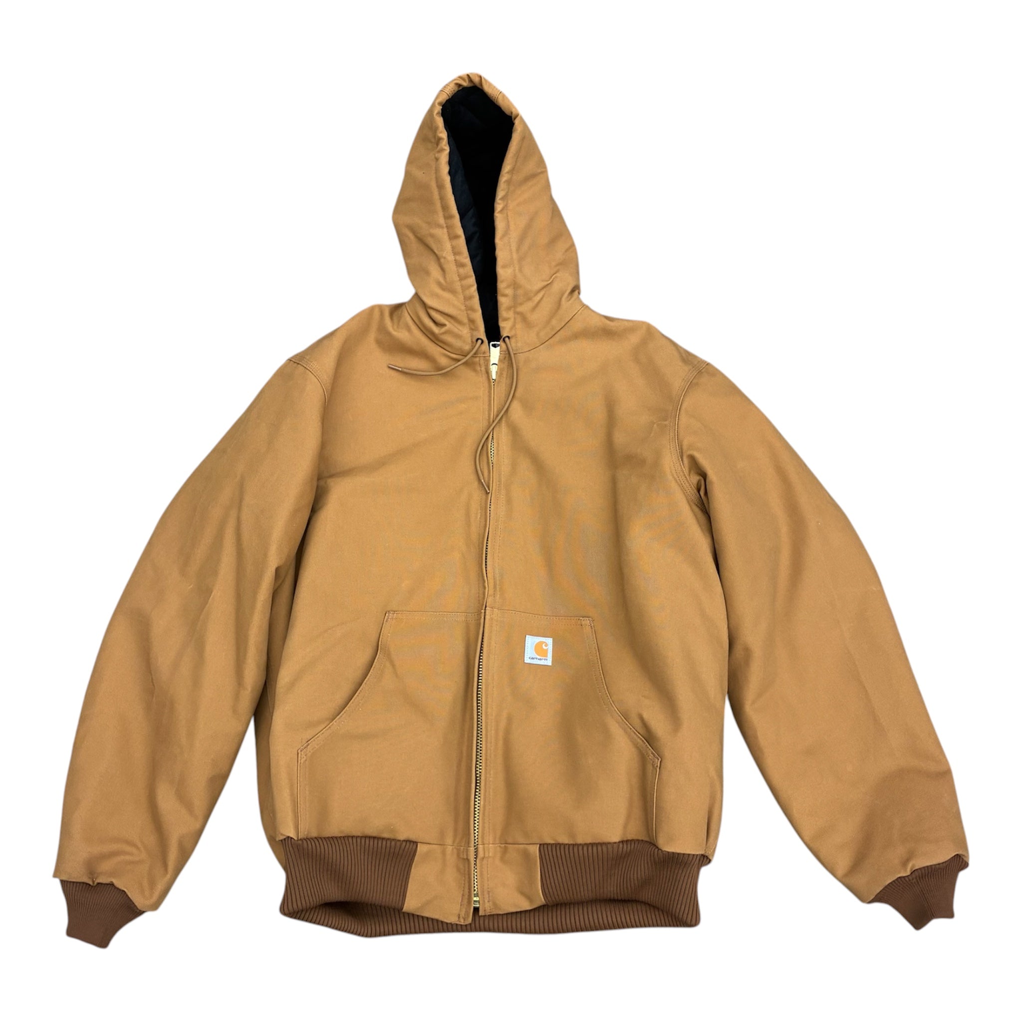 Y2K CARHARTT DETROIT HOODED TAN JACKET