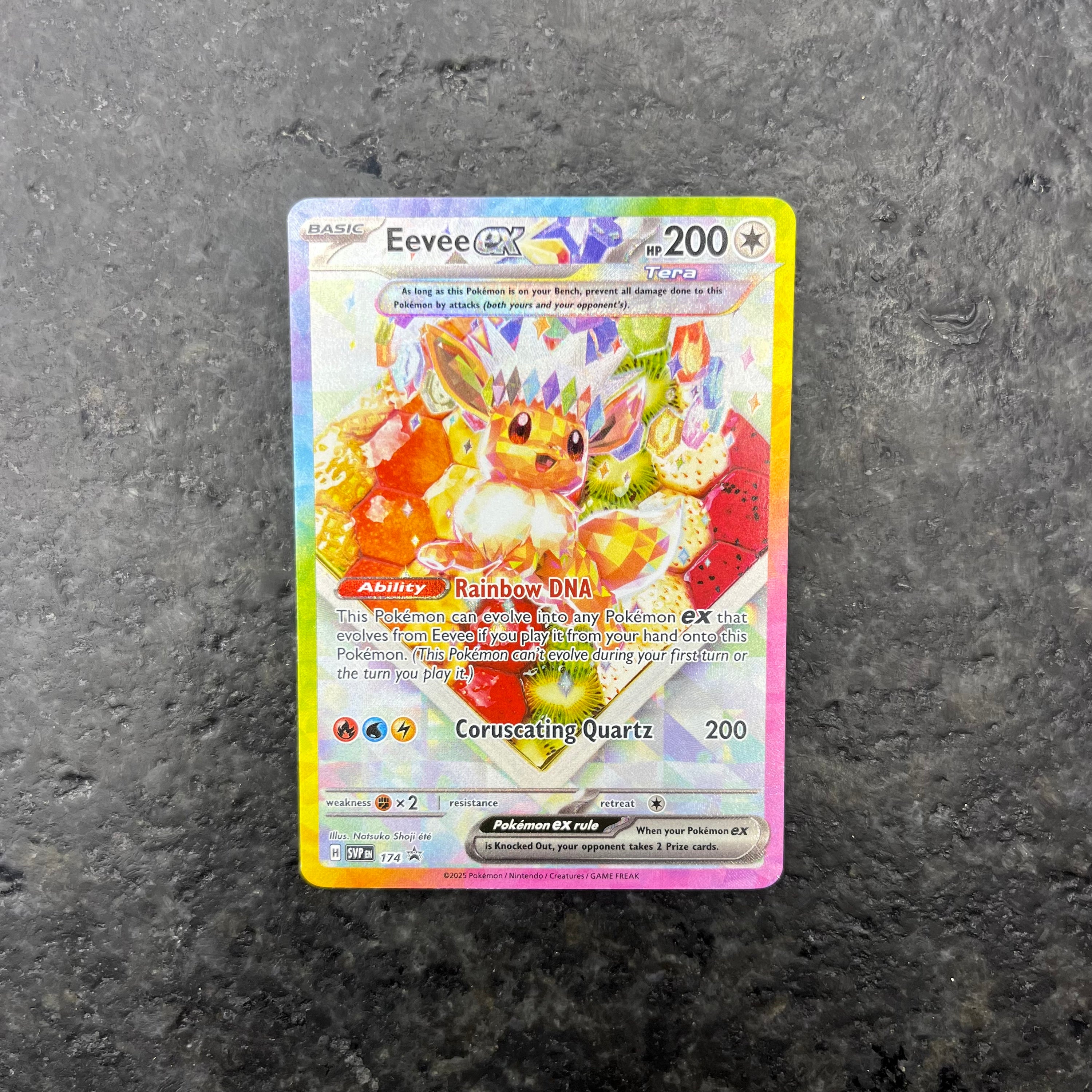 EEVEE EX PRISMATIC EVOLUTIONS UPC PROMO 174 (NM)