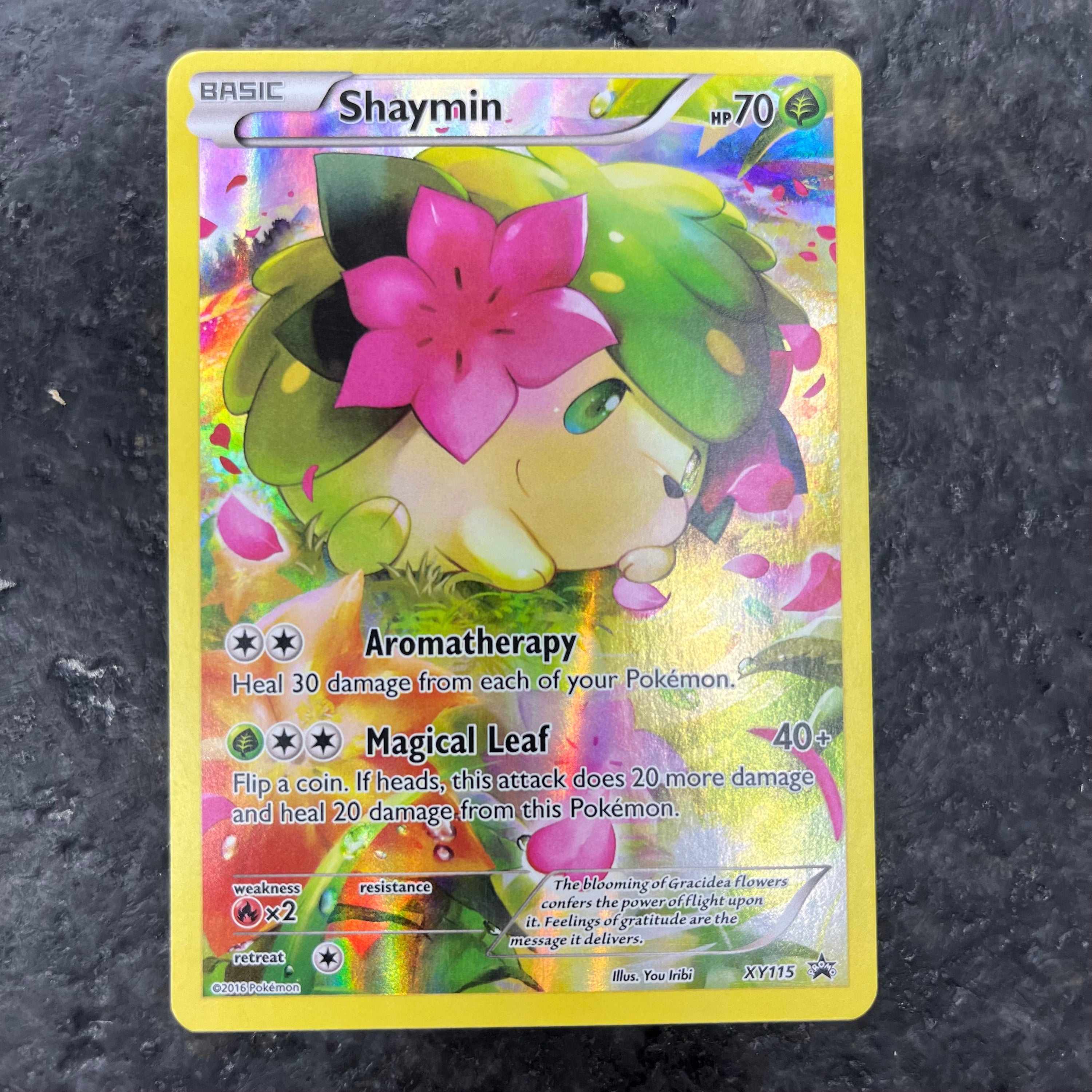 SHAYMIN FULL ART PROMO XY115 (NM)