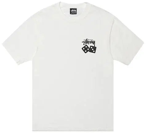 Stussy White T “Dice”