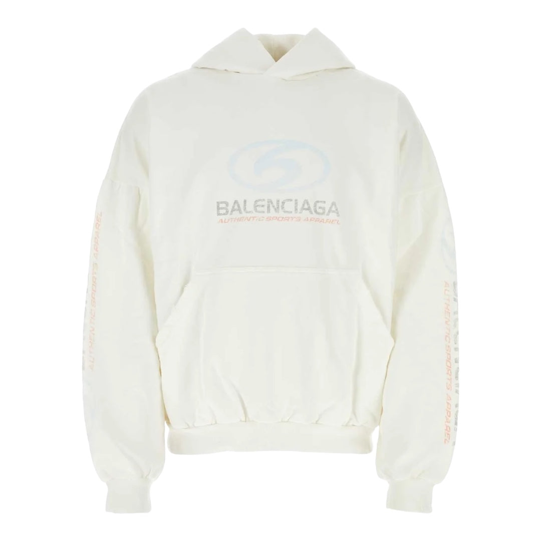 BALENCIAGA SURFER HOODIE - WHITE