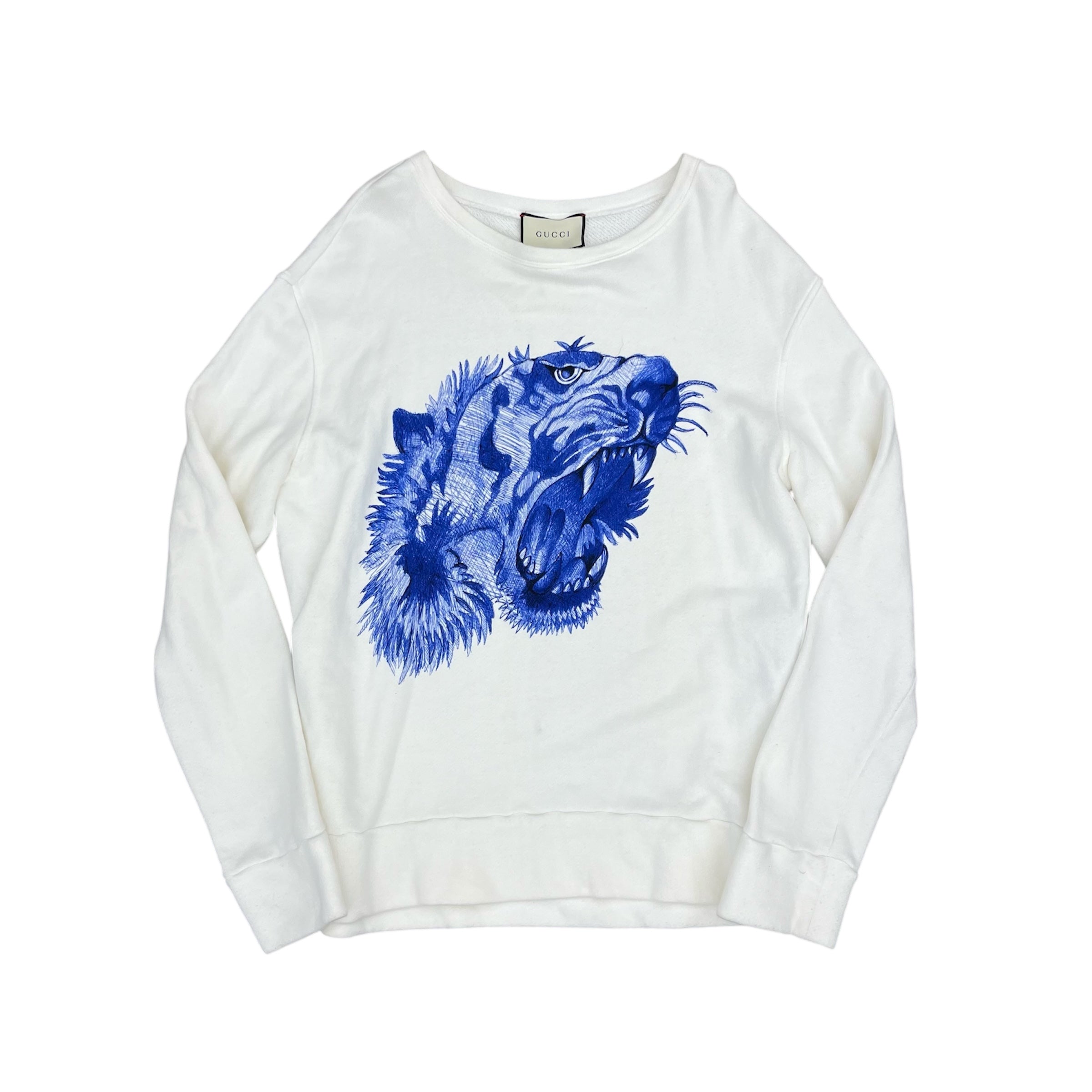GUCCI TIGER COTTON CREWNECK
