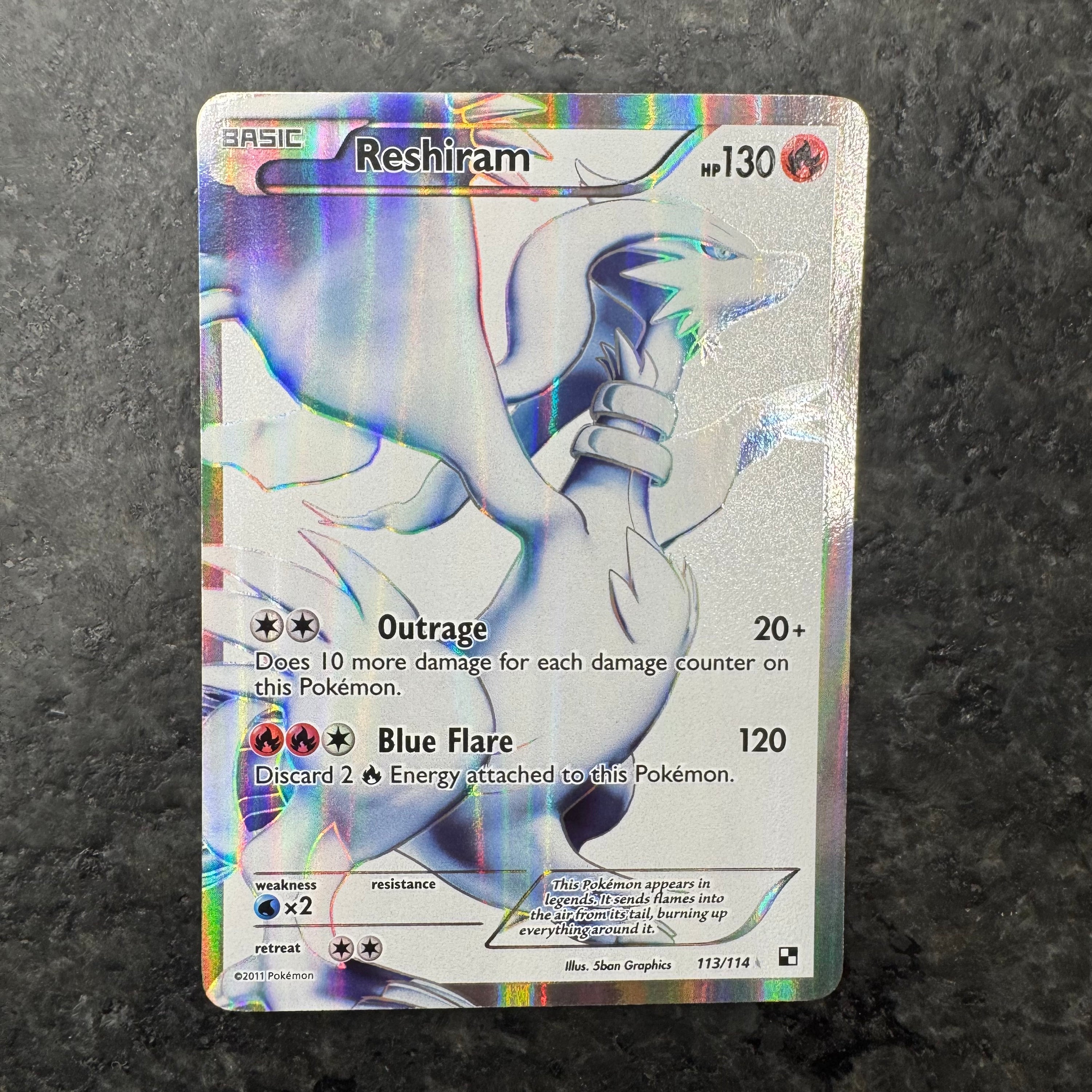 RESHIRAM FULL ART 113/114 (LP)