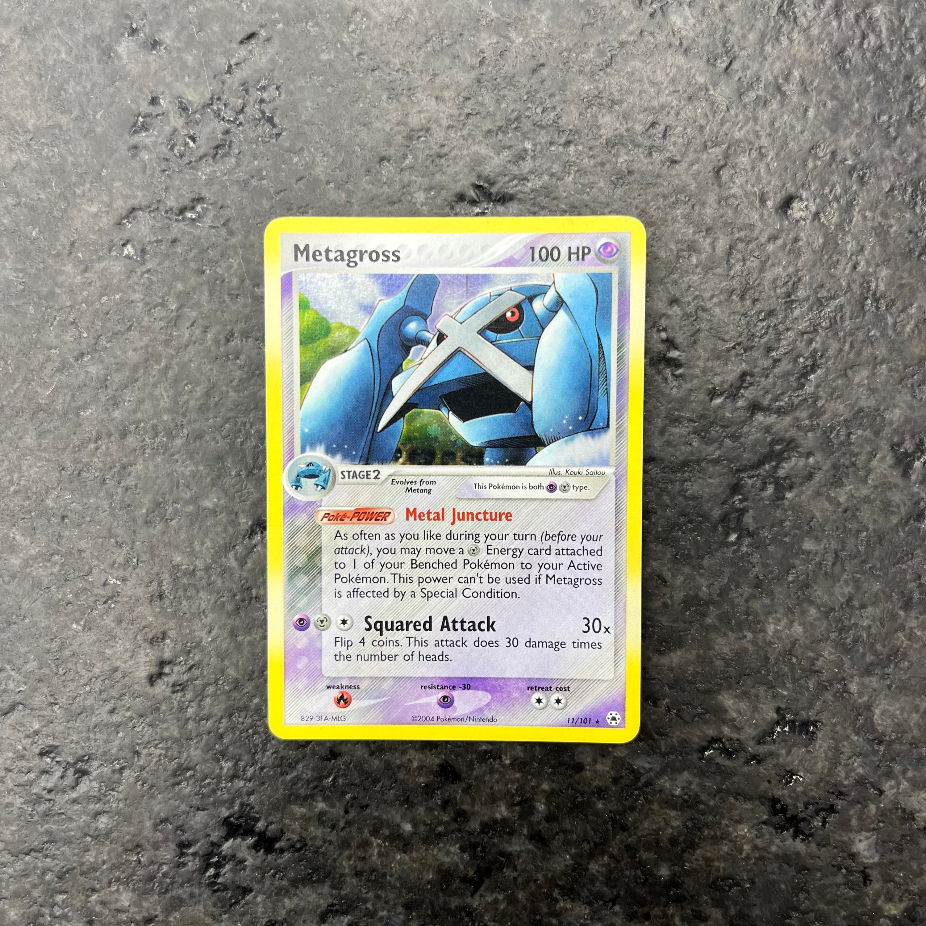 METAGROSS HOLO EX HIDDEN LEGENDS 11/101 (NM)