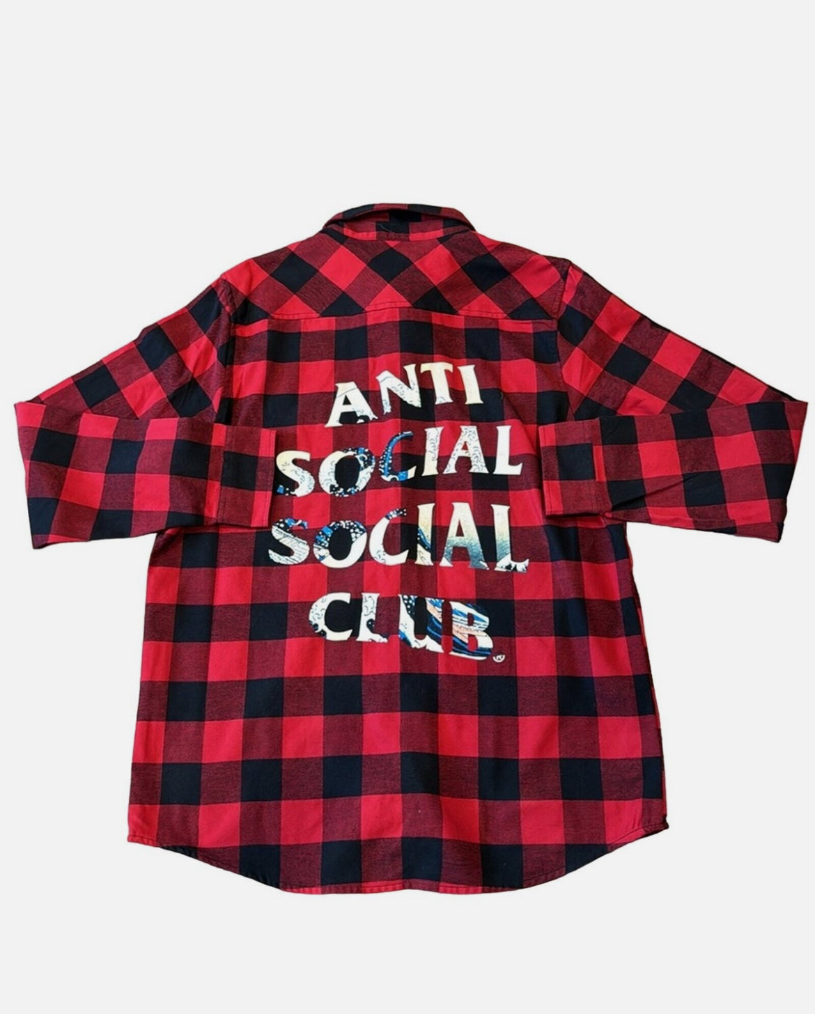 ASSC LOGO FLANNEL-RED