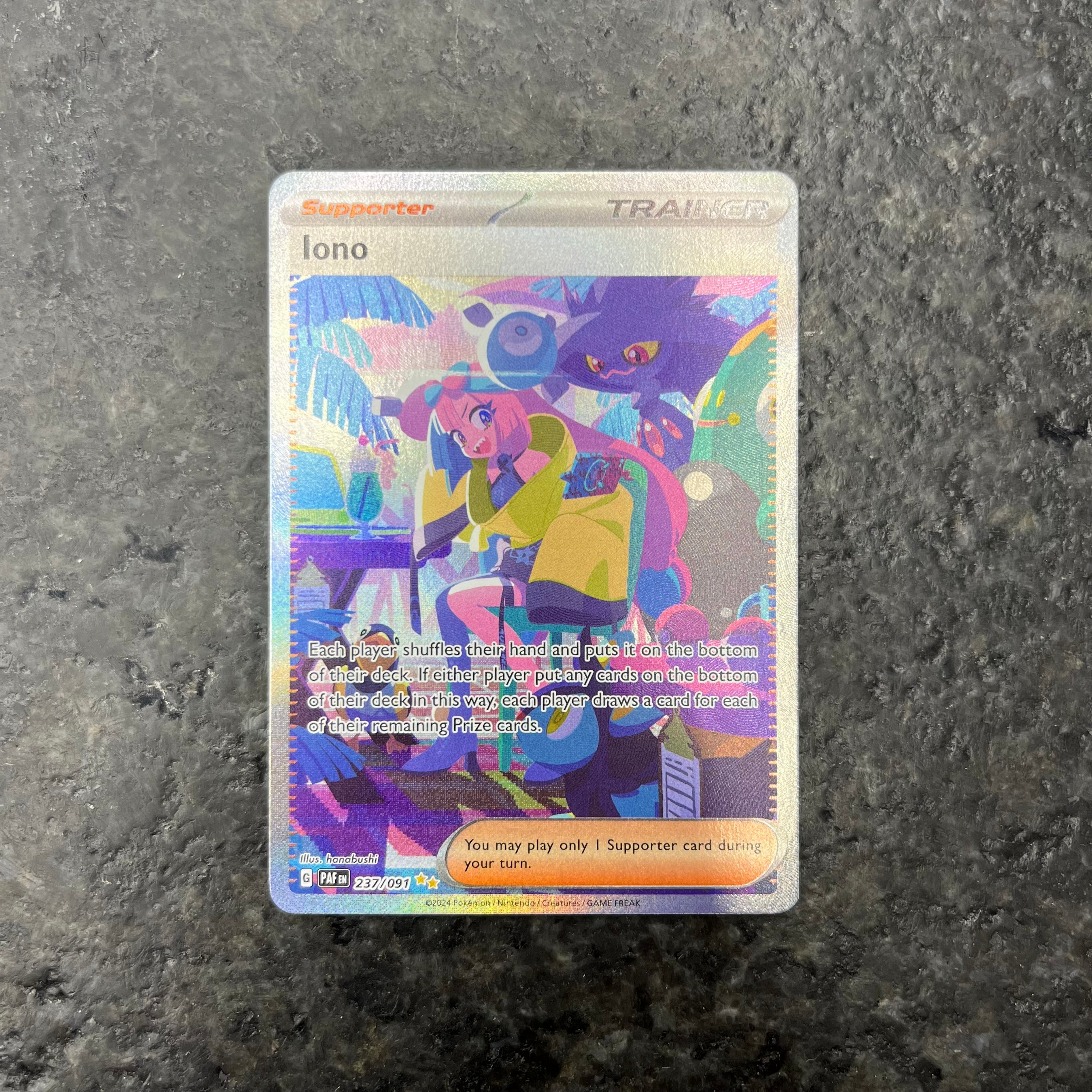 IONO TRAINER PALDEAN FATES SIR 237/091 (NM)