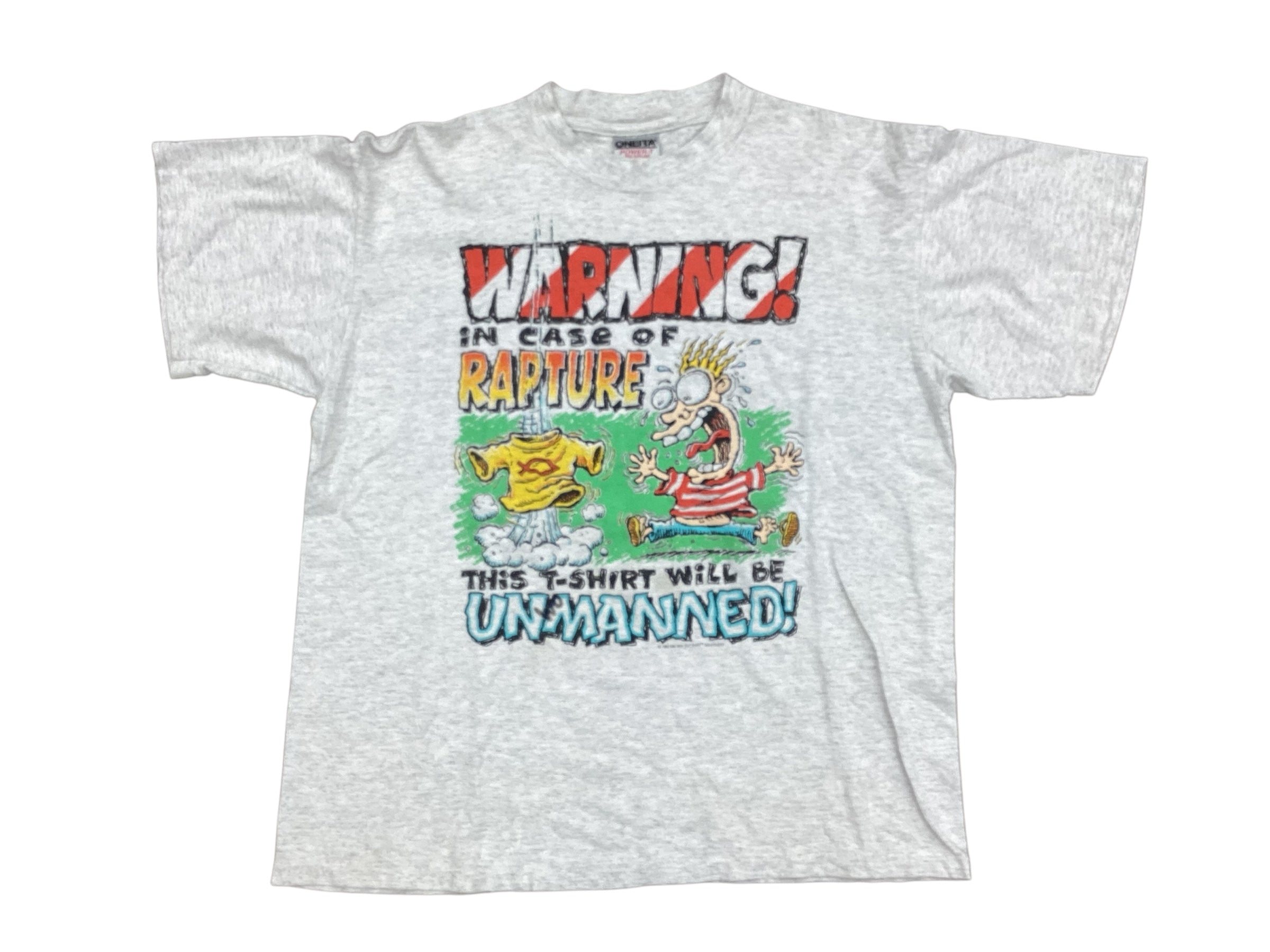 90S “WARNING!” T-SHIRT
