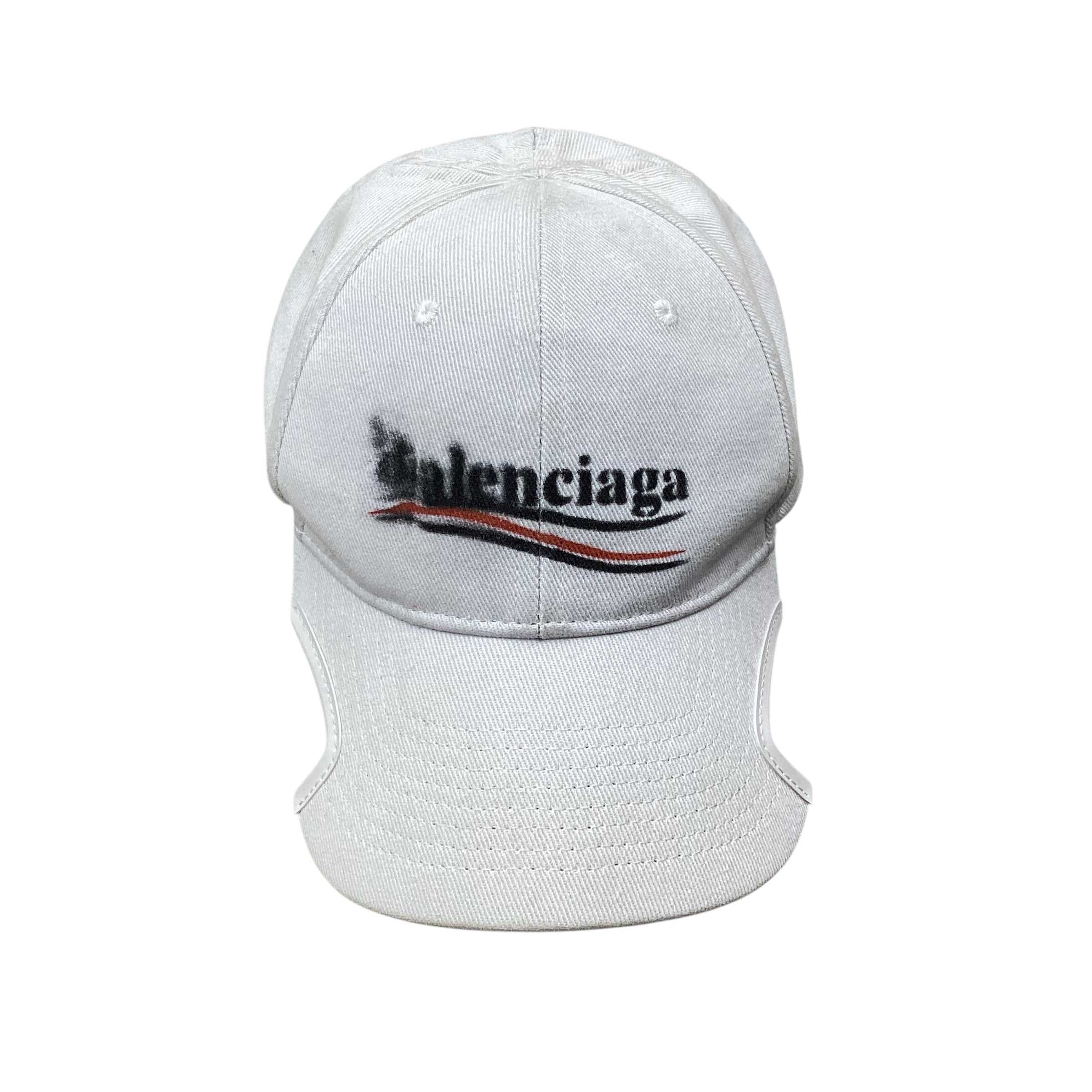 BALENCIAGA DISTRESSED CAMPAIGN CUTOUT CAP