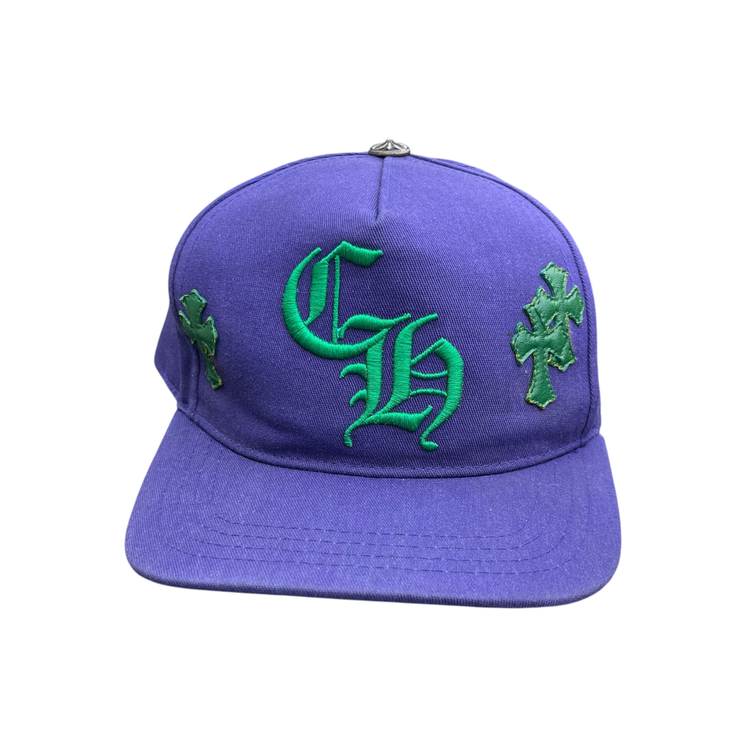 CHROME HEARTS 9 PATCH “GREEN PURPLE” SNAPBACK HAT