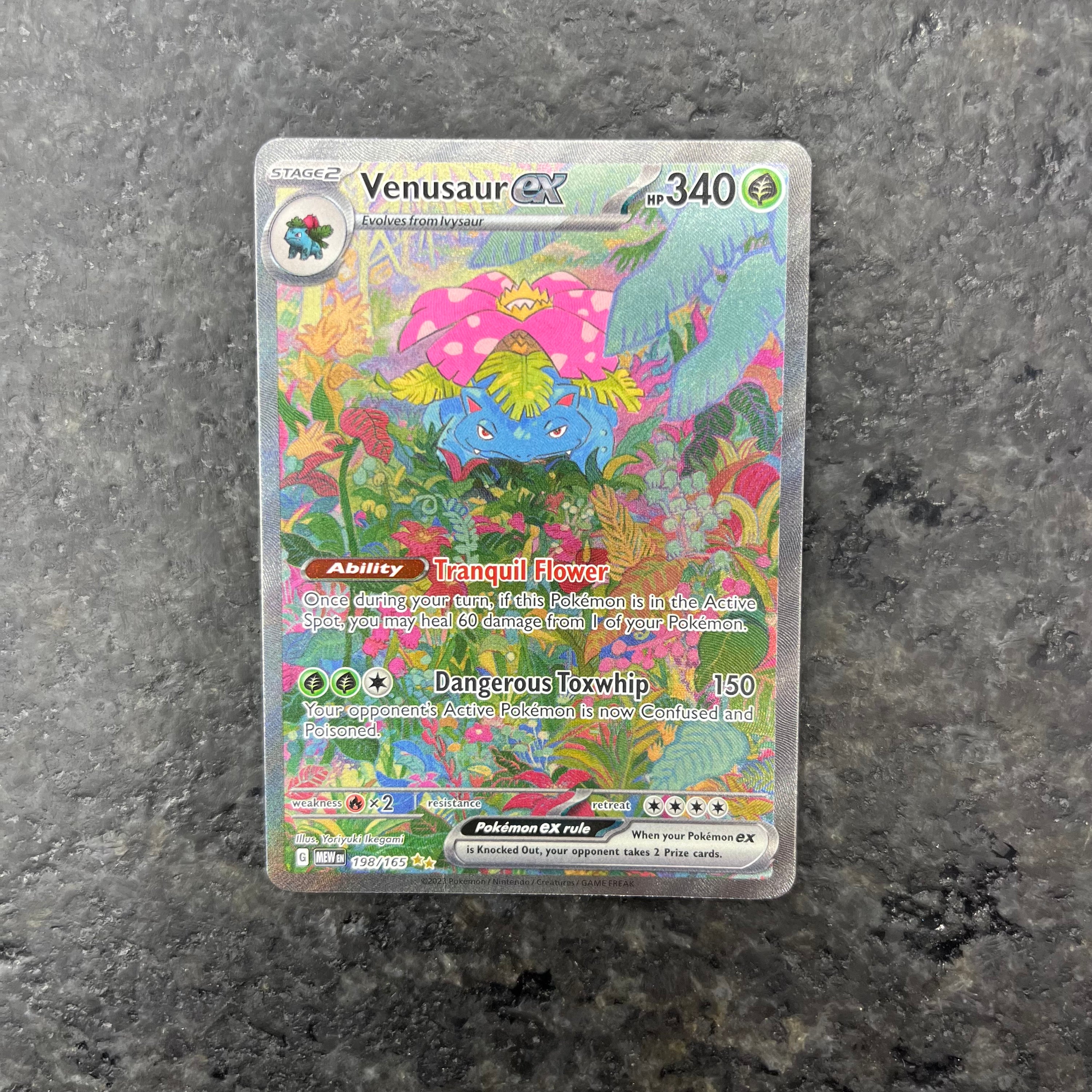 VENUSAUR EX 151 ALT ART 198/165 (NM)