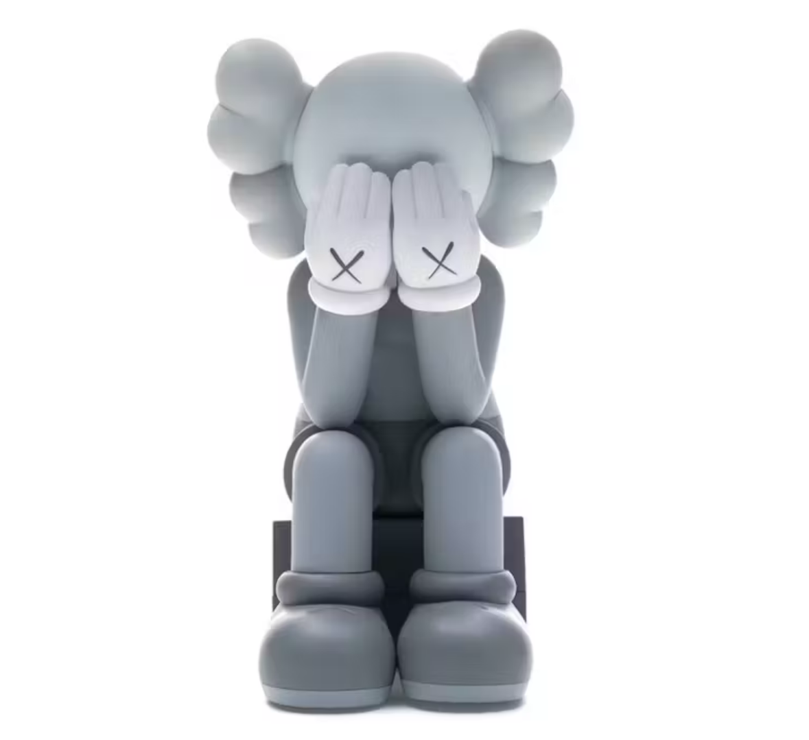 KAWS PASSING THROUGH OPEN EDITION FIGURE - GREY