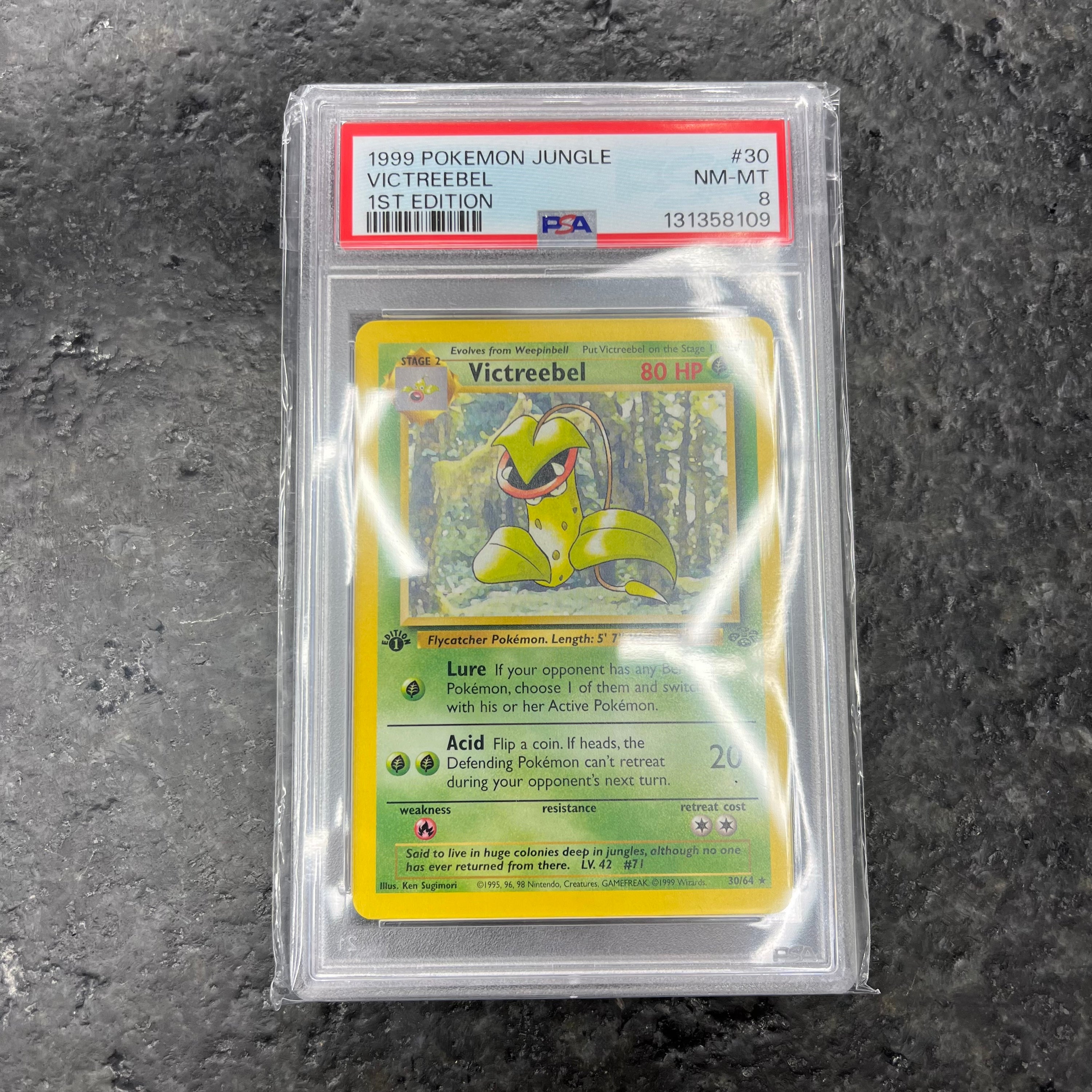 PSA 8 1ST EDITION VICTREEBELL POKEMON JUNGLE 30/64