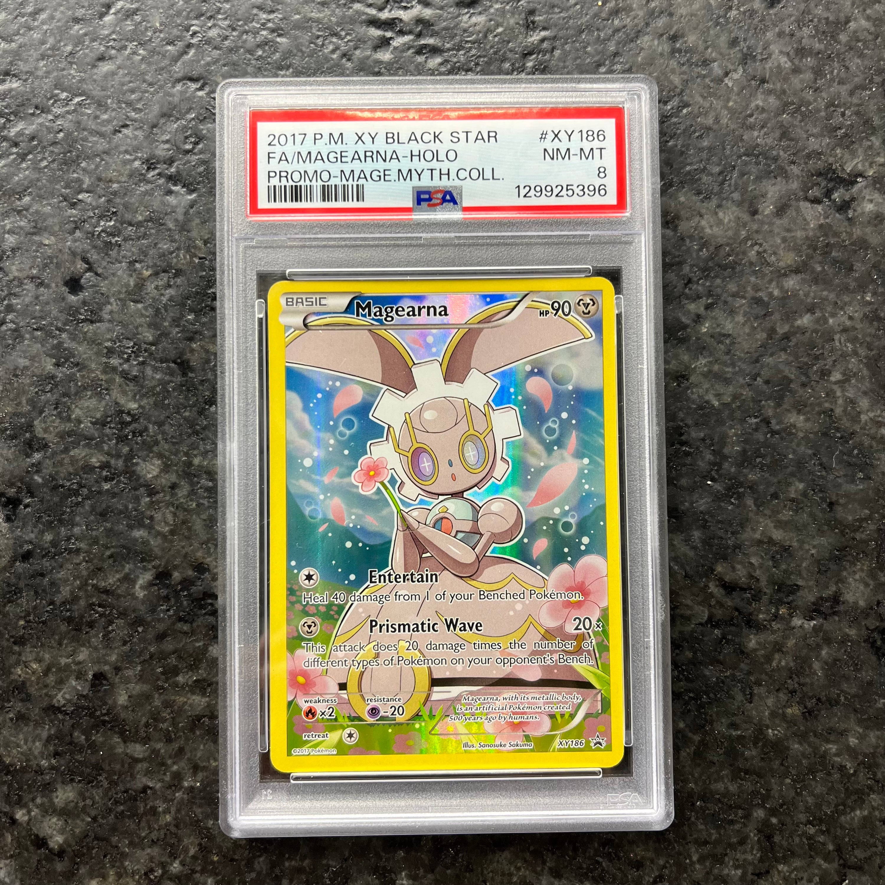 MAGEARNA MYTHICAL COLLECTION XY186 PROMO PSA 8