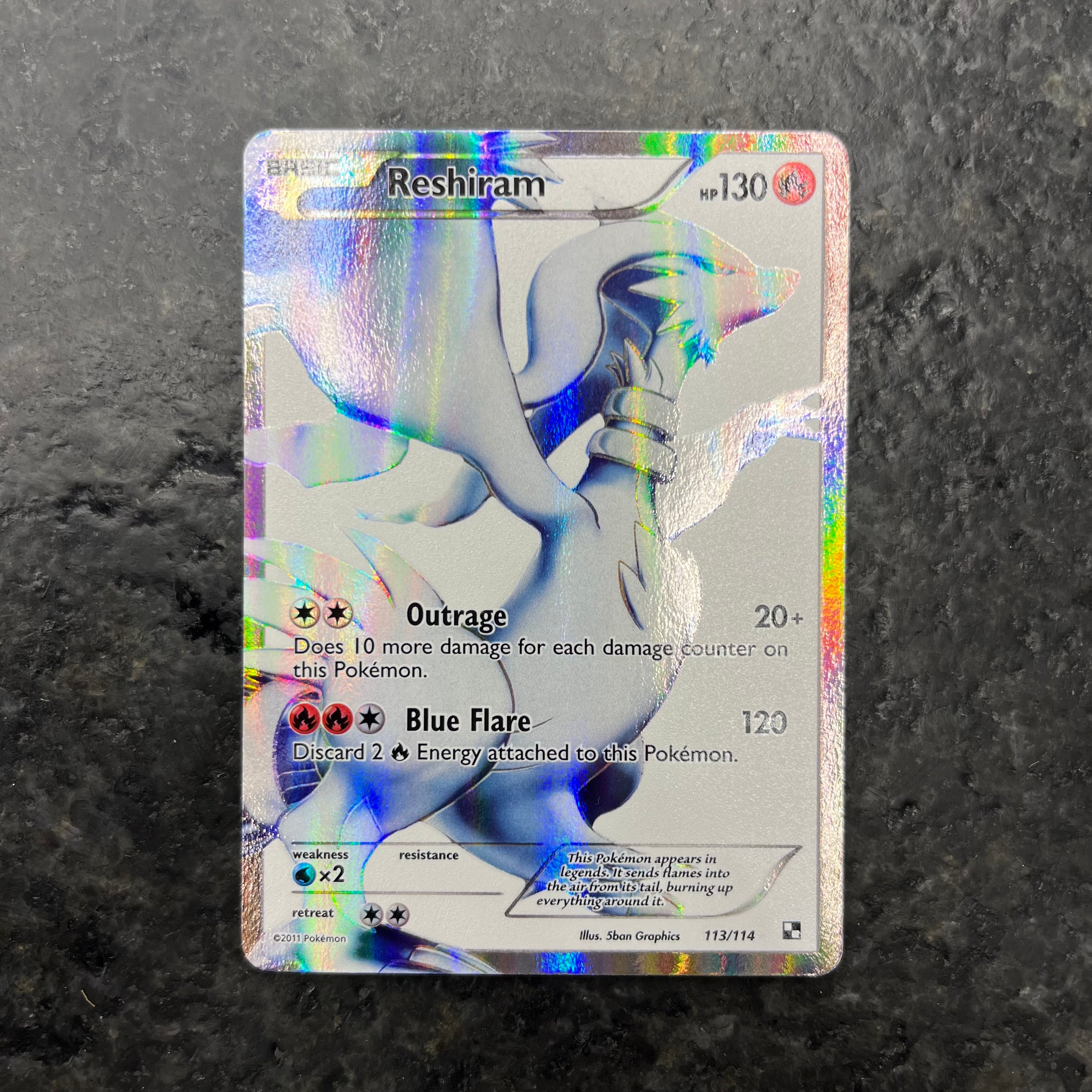 RESHIRAM FULL ART 113/114 (NM)