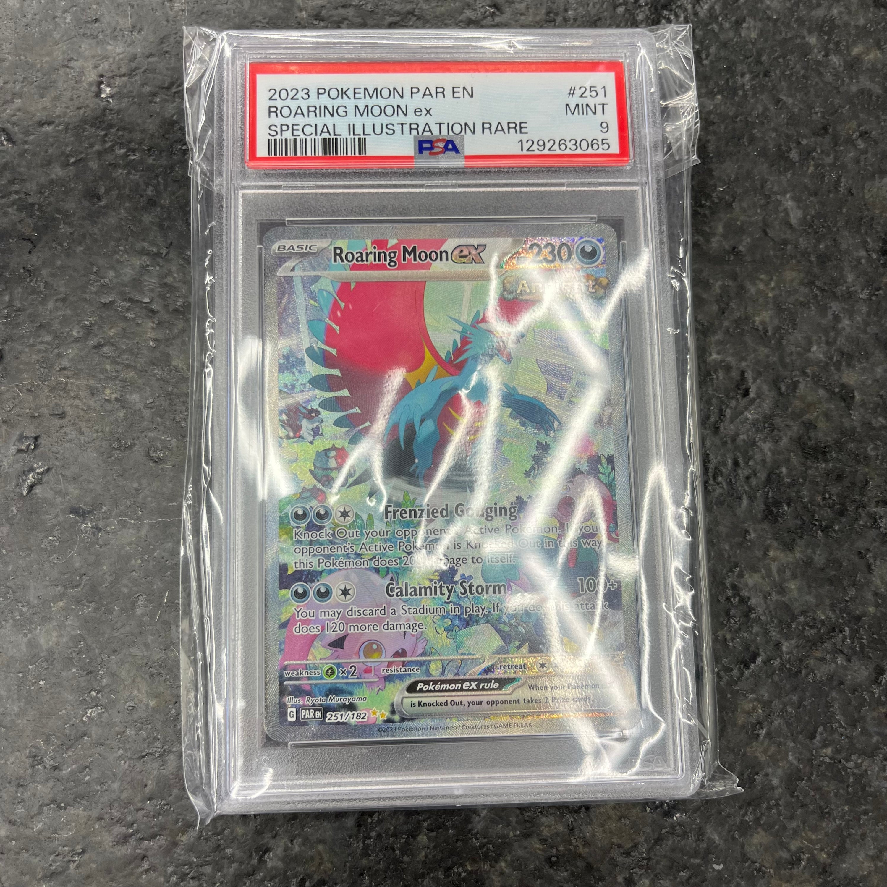 PSA 9 ROARING MOON EX PARADOX RIFT SIR 251/182