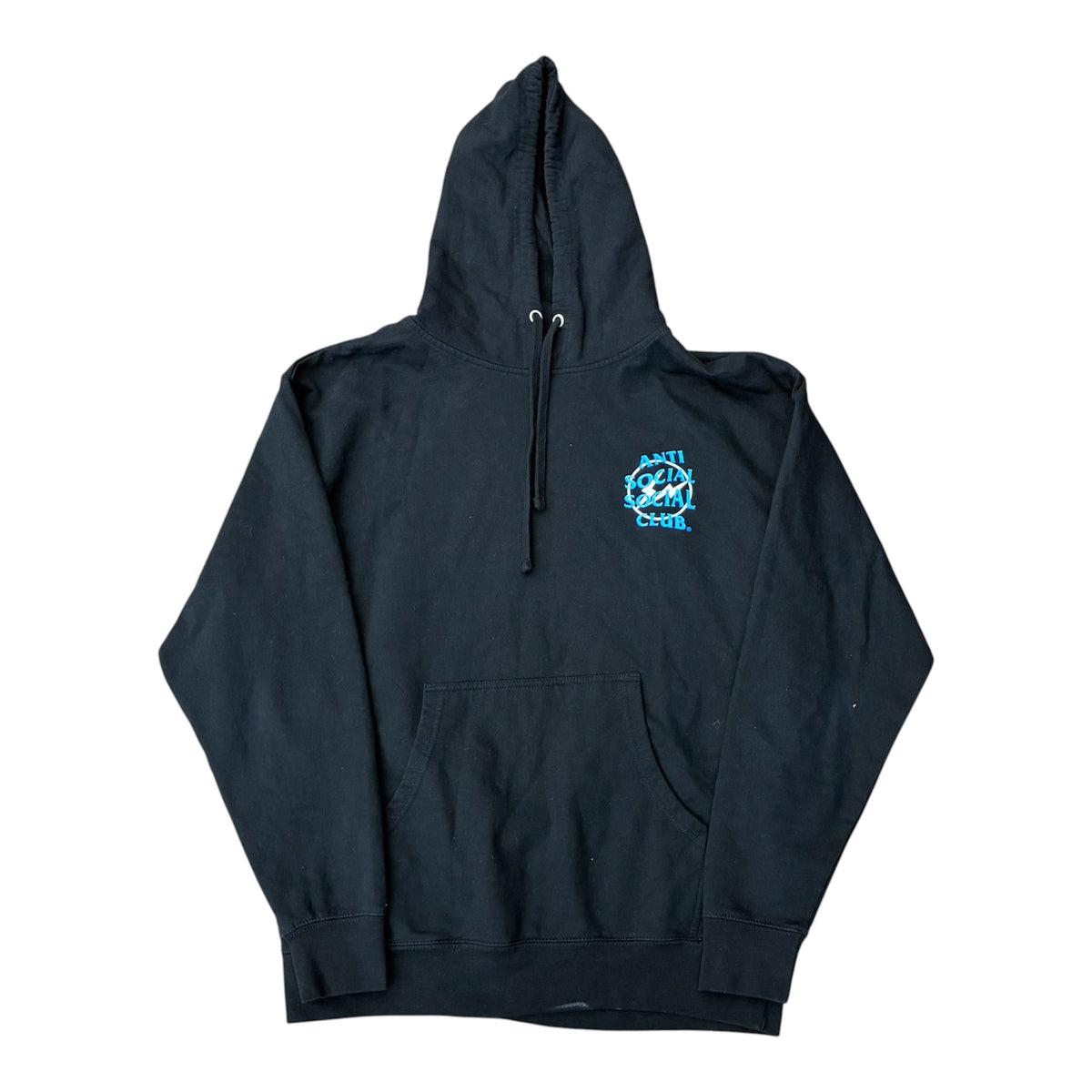 ANTI SOCIAL SOCIAL CLUB X FRAGMENT “BLUE” LOGO HOODIE
