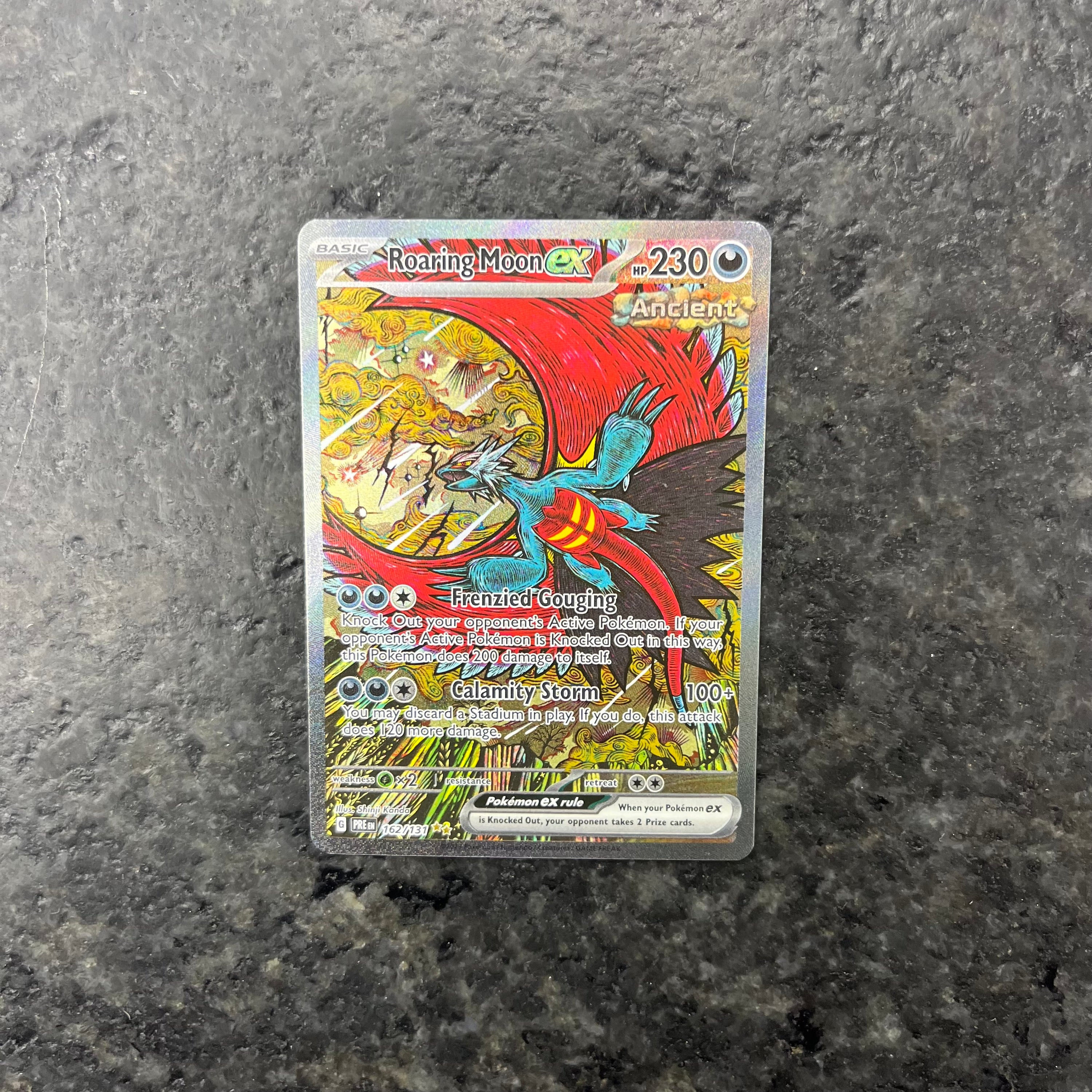 ROARING MOON EX PRISMATIC EVOLUTIONS SIR 162/131 (NM)
