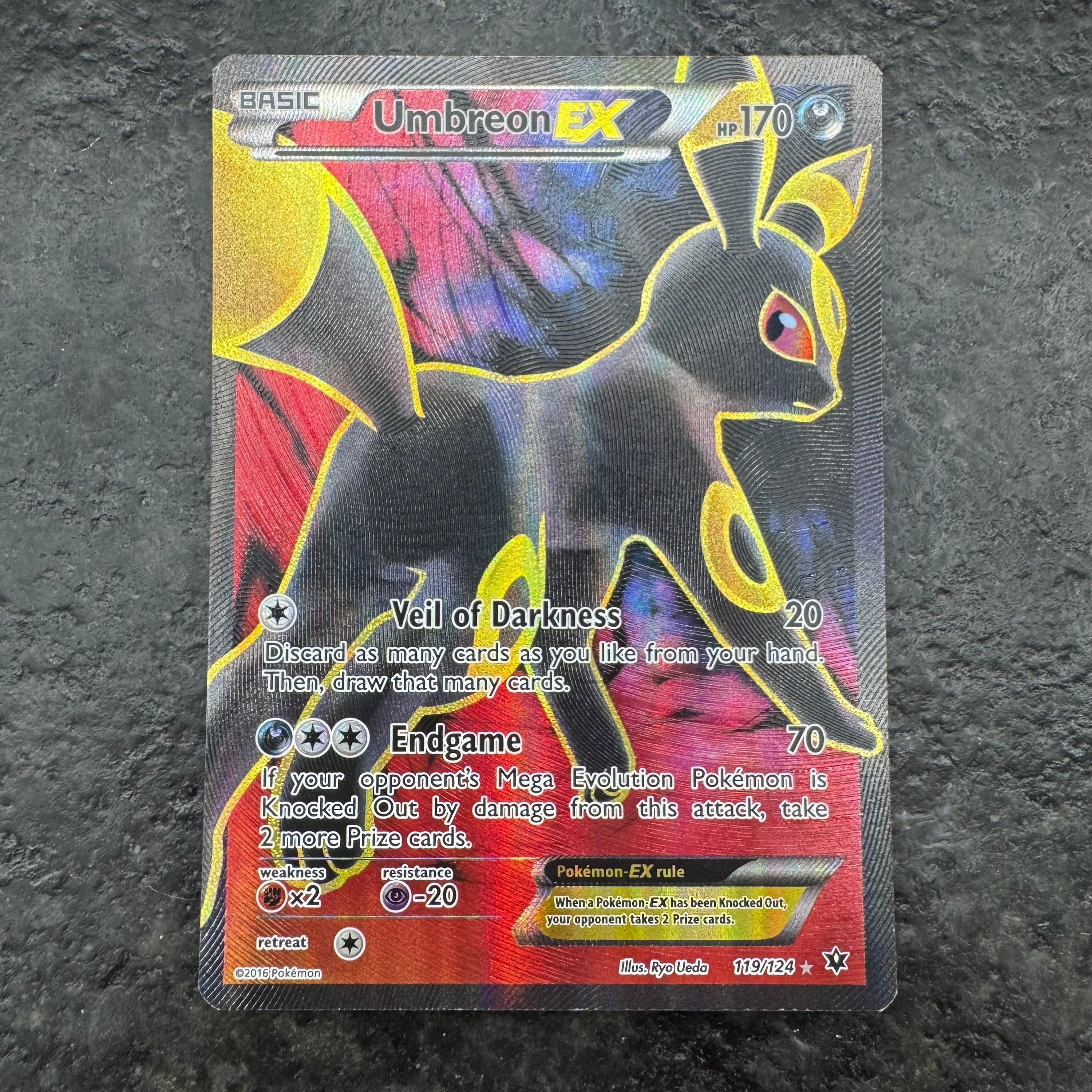 UMBREON EX FULL ART 119/124 (VLP) VDTX UMBREON EX FULL ART 119/124 (VLP) VDTX