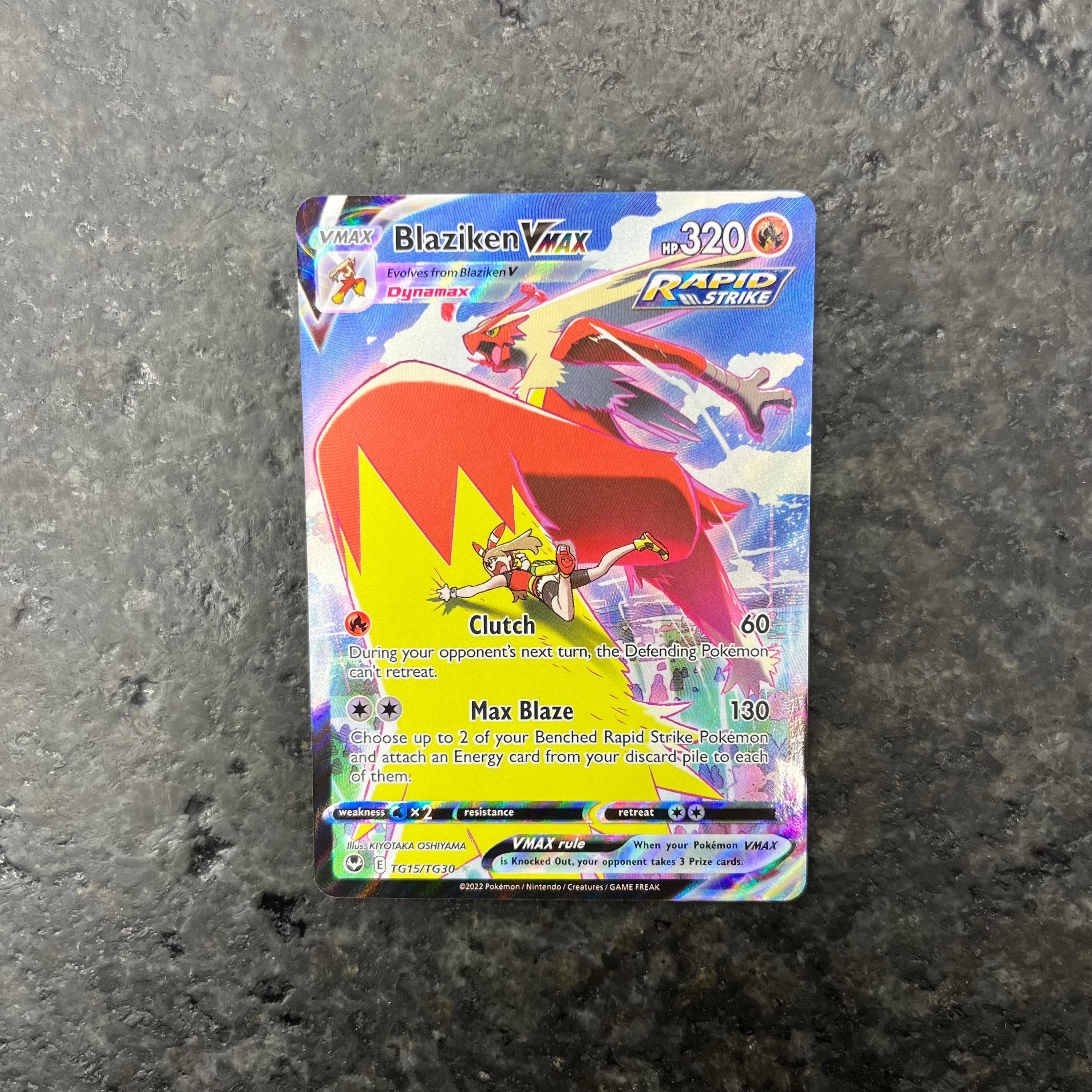 BLAZIKEN VMAX ALT ART TG15/TG30 (NM)