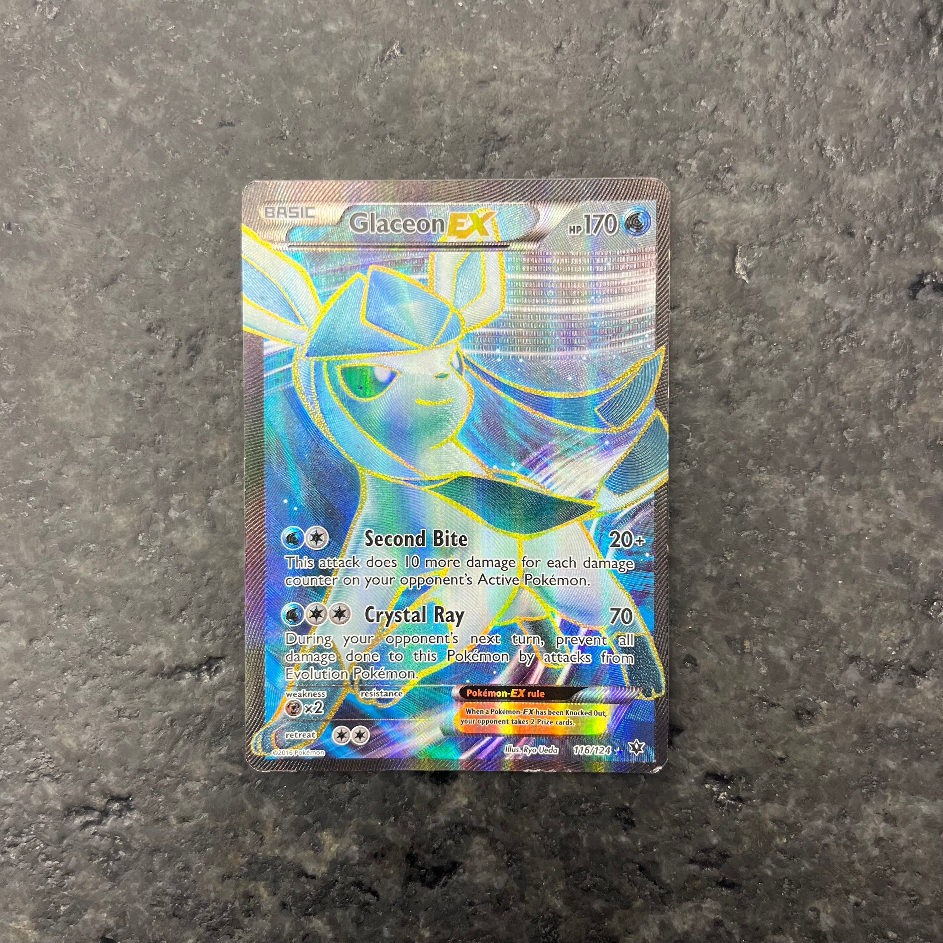 GLACEON EX FULL ART (116/124)
