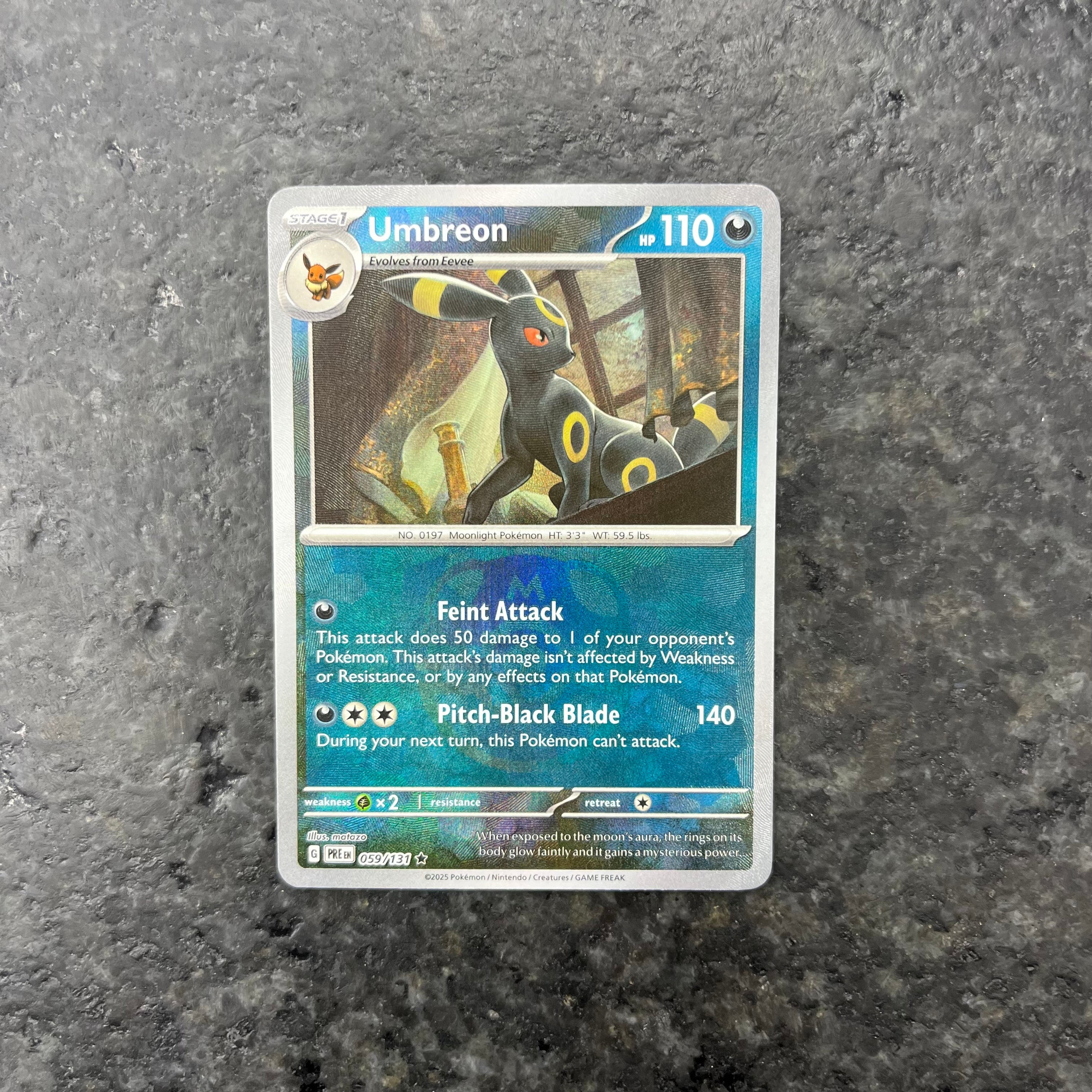 UMBREON MASTER BALL HOLO 059/131 (NM)