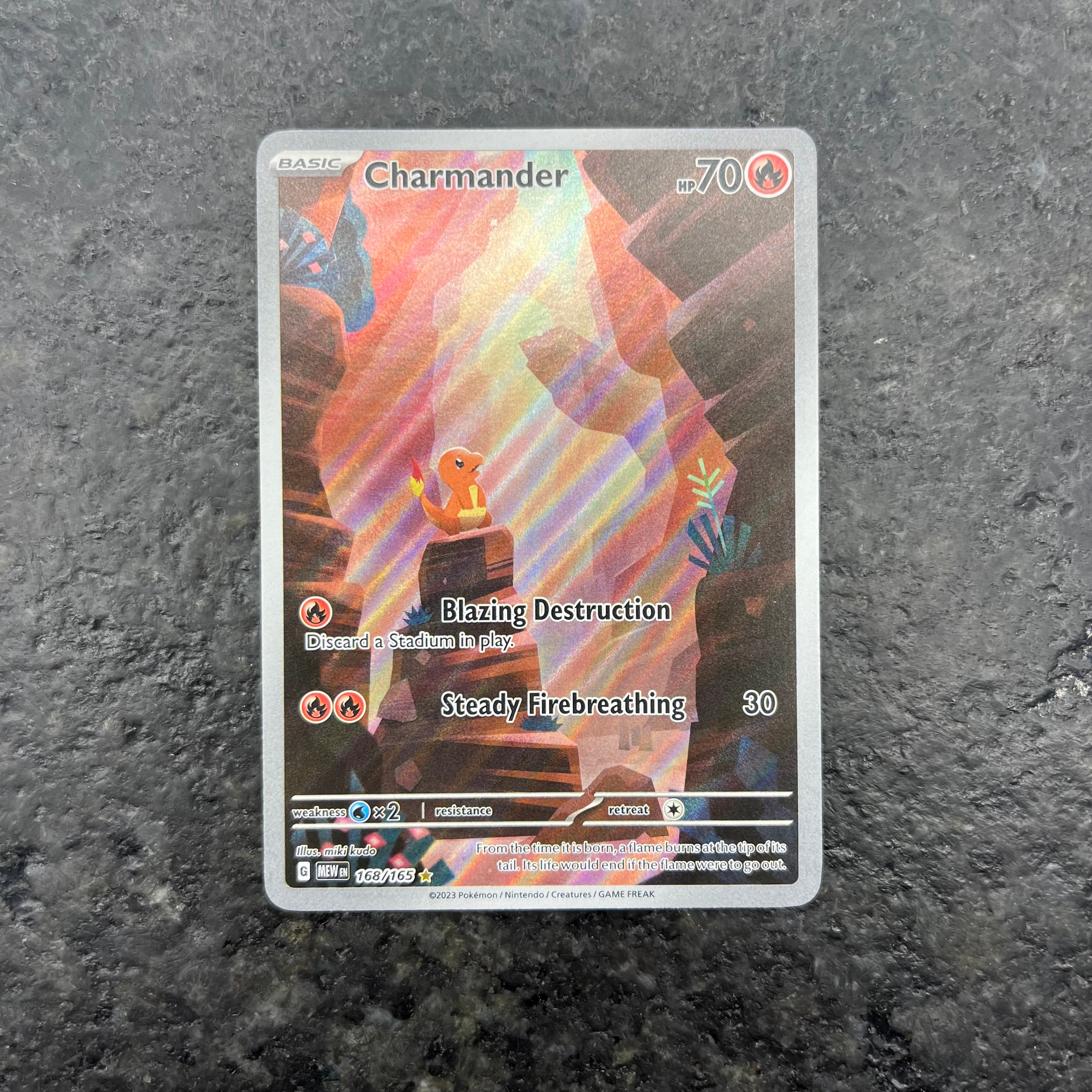 CHARMANDER 151 FULL ART 168/165 (NM)