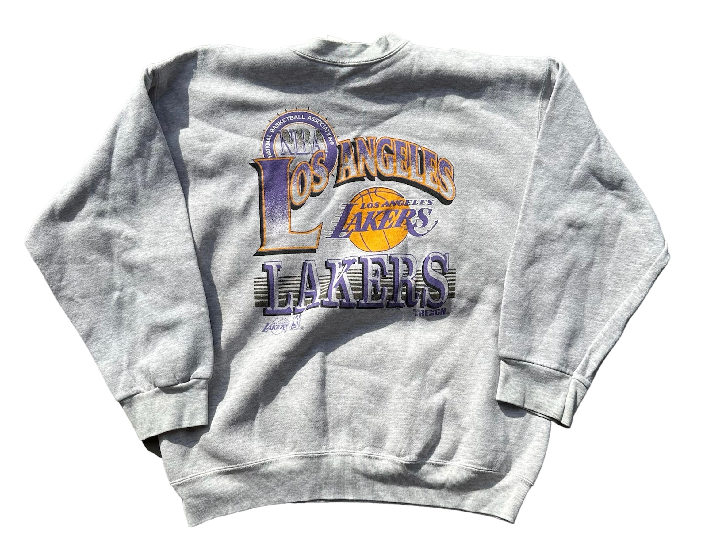 1992 TRENCH L.A LAKERS CREWNECK (LR)