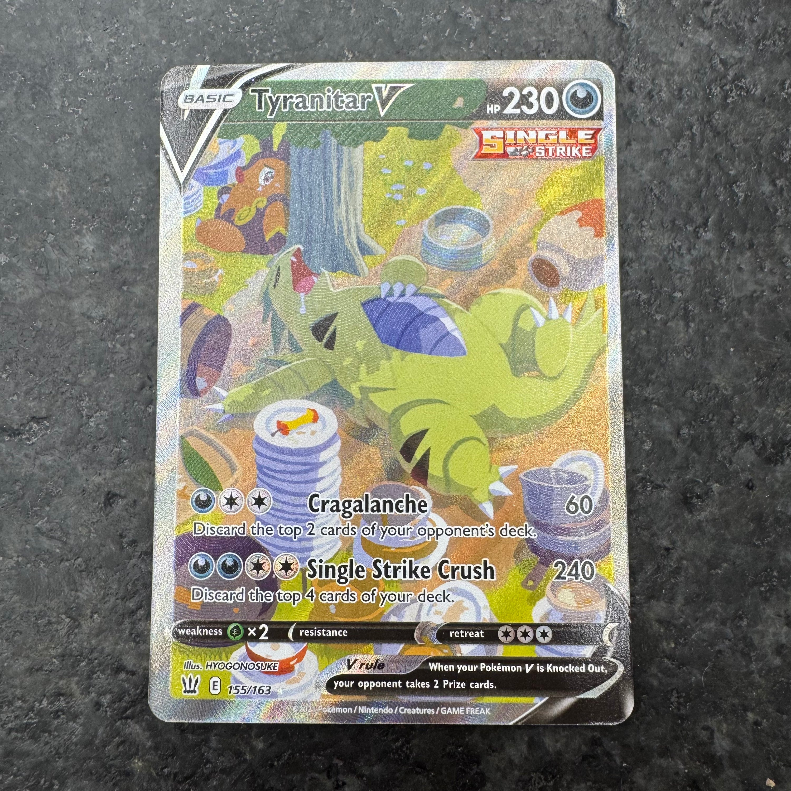 TYRANITAR V ALT ART 155/163 (NM)