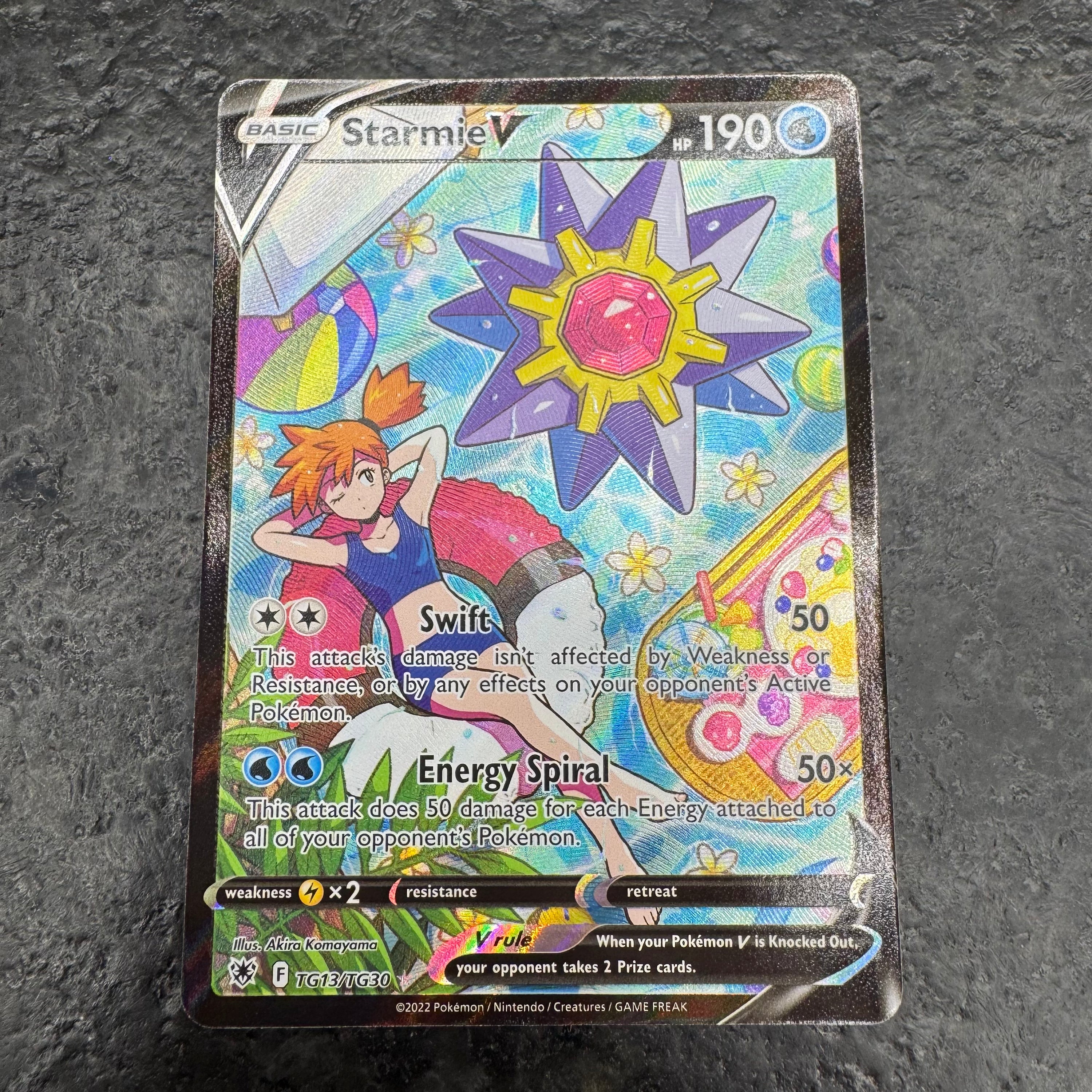 STARMIE V TRAINER GALLERY TG13/TG30 (NM)