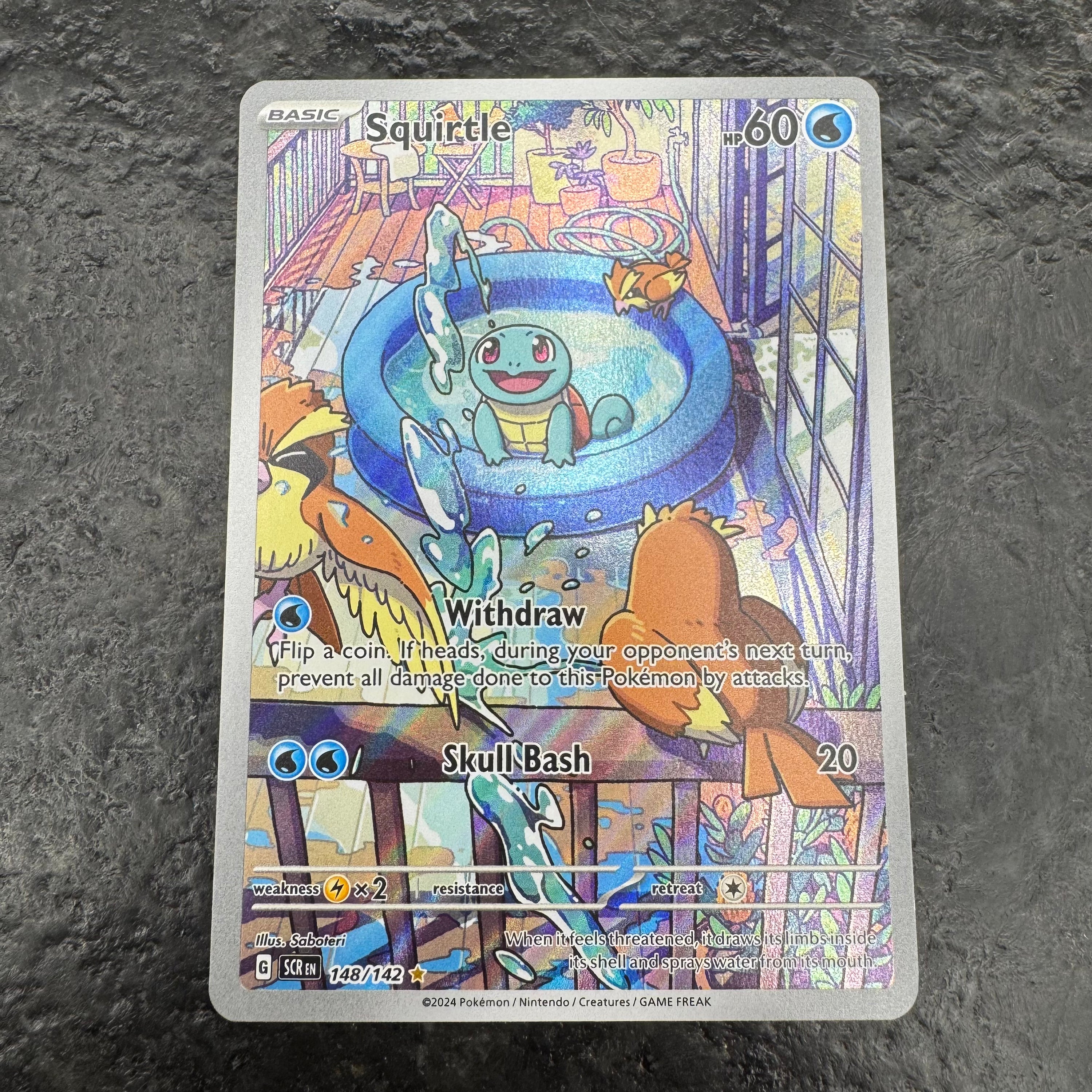 SQUIRTLE ILLUSTRATION ART 148/142 (NM)