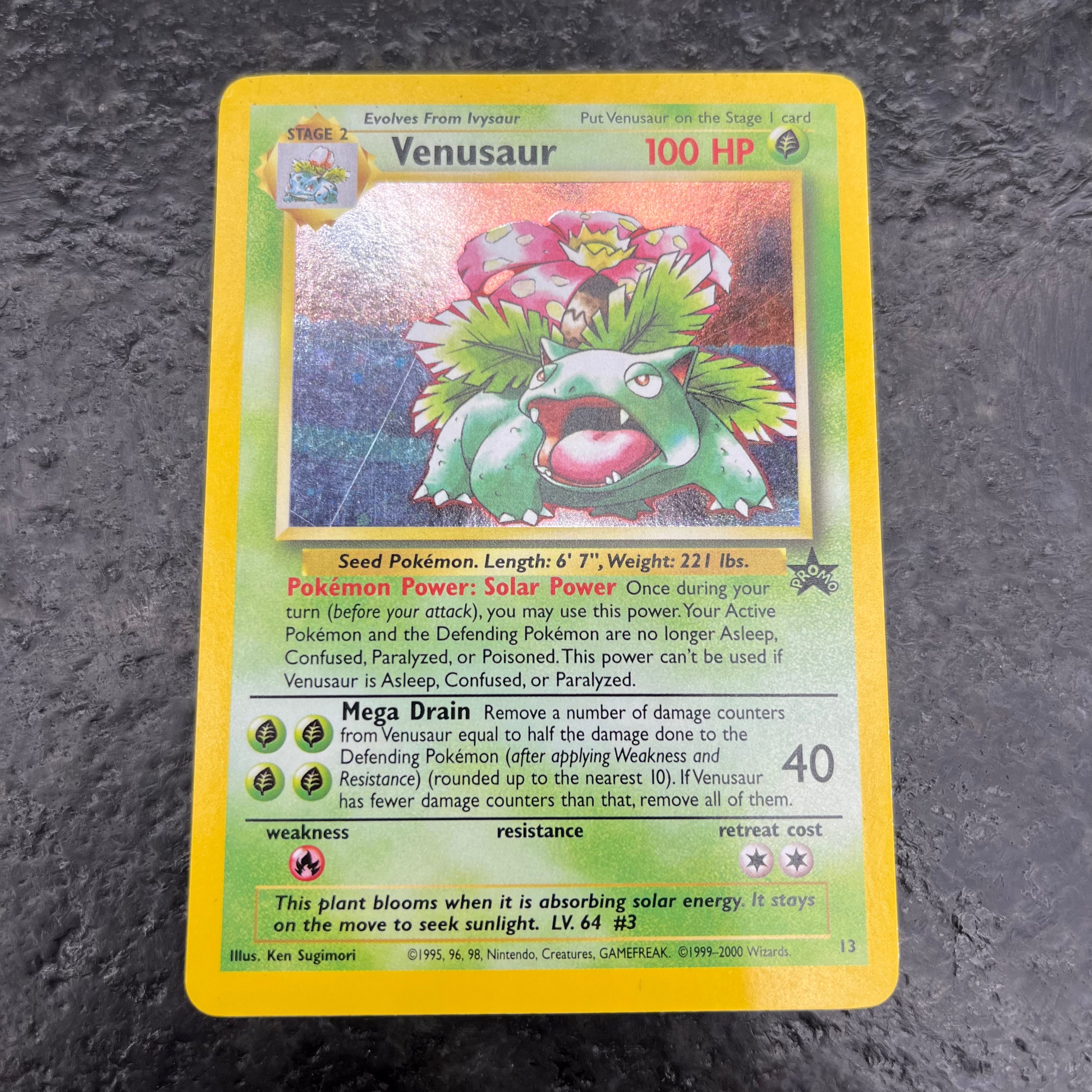 VENUSAUR 13/53 WOTC PROMO (LP-NM)