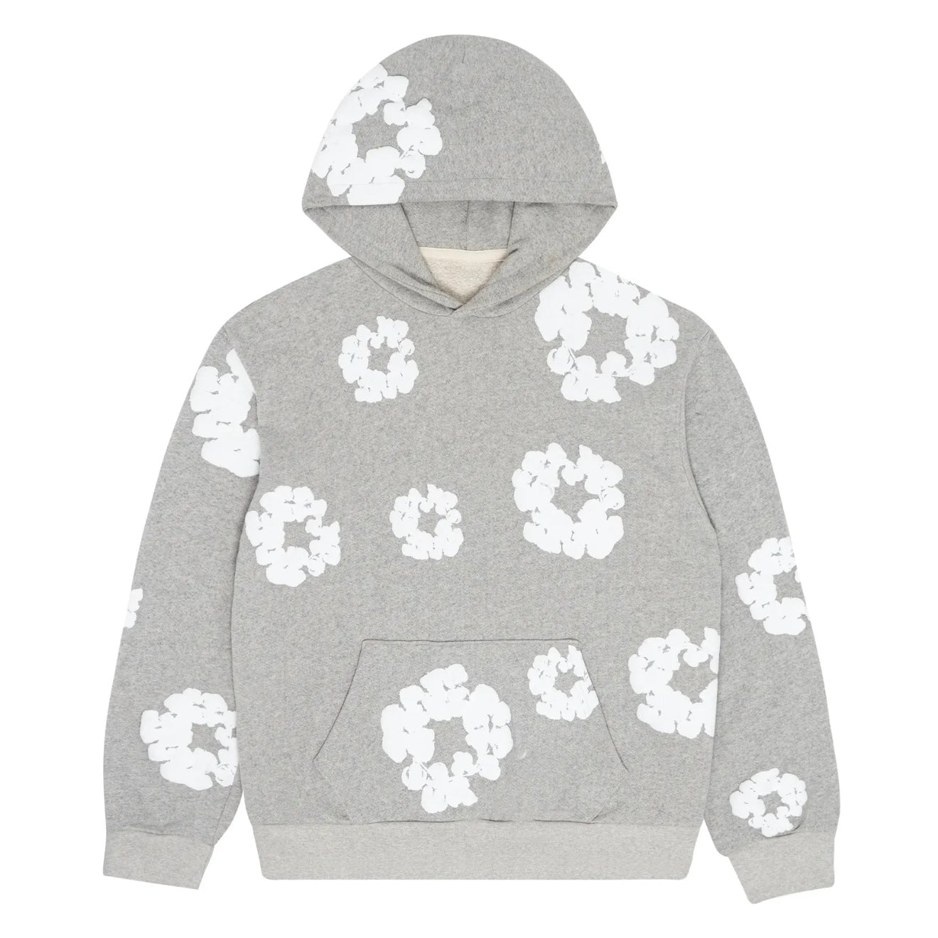 DENIM TEARS THE COTTON WREATH HOODIE - GREY