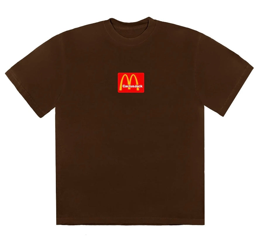 CACTUS JACK X MCDONALDS SESAME TEE - BROWN