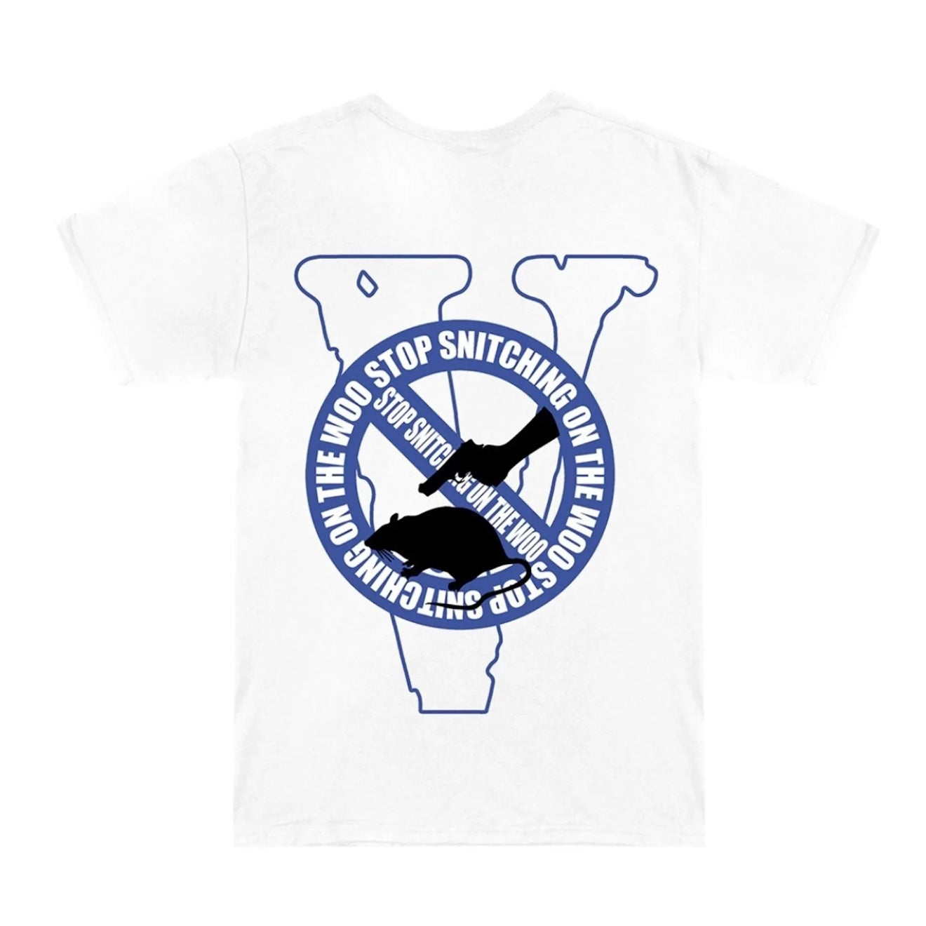 VLONE X POP SMOKE STOP SNITCHING TEE