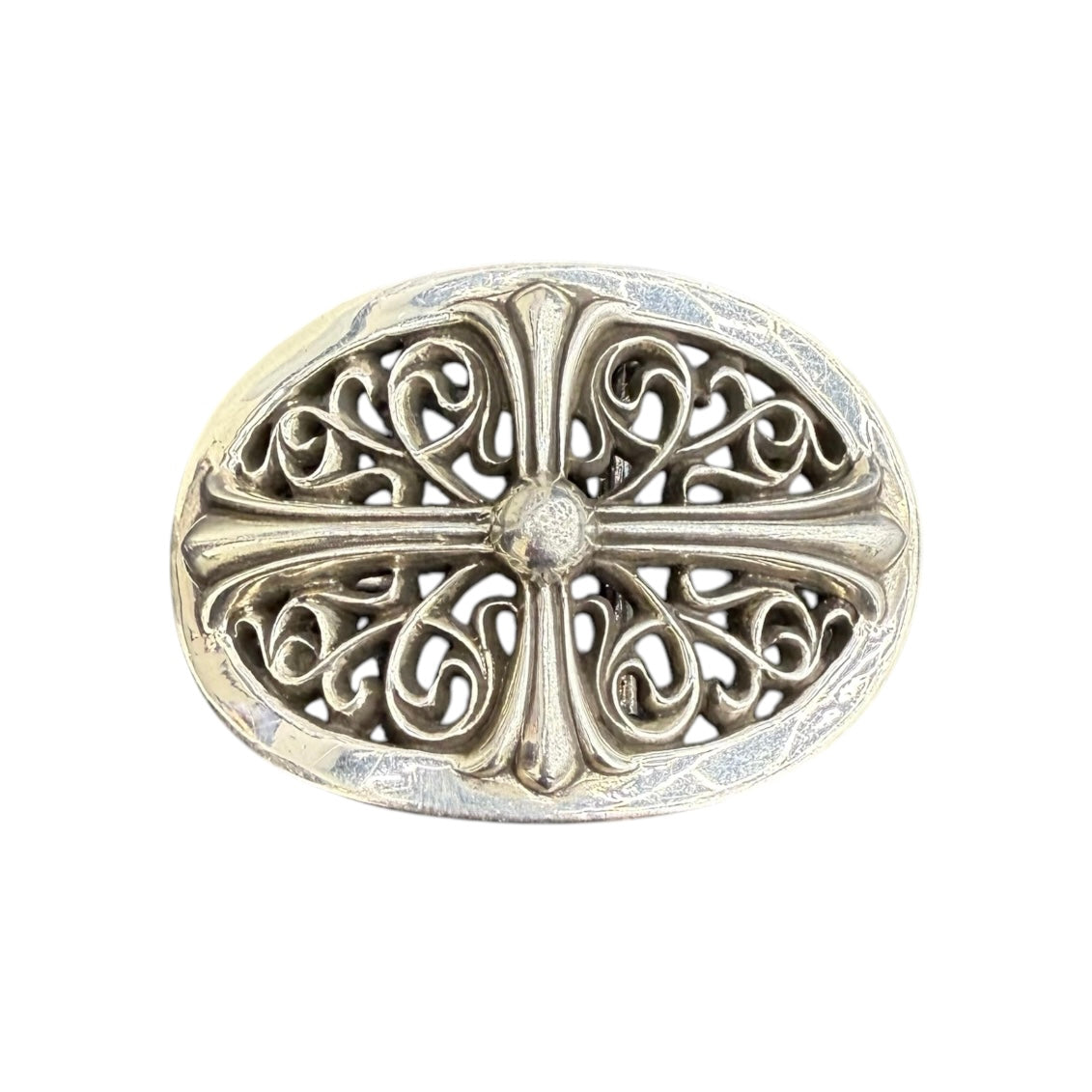 CHROME HEARTS 1 INCH OVAL BELT BUCKLE