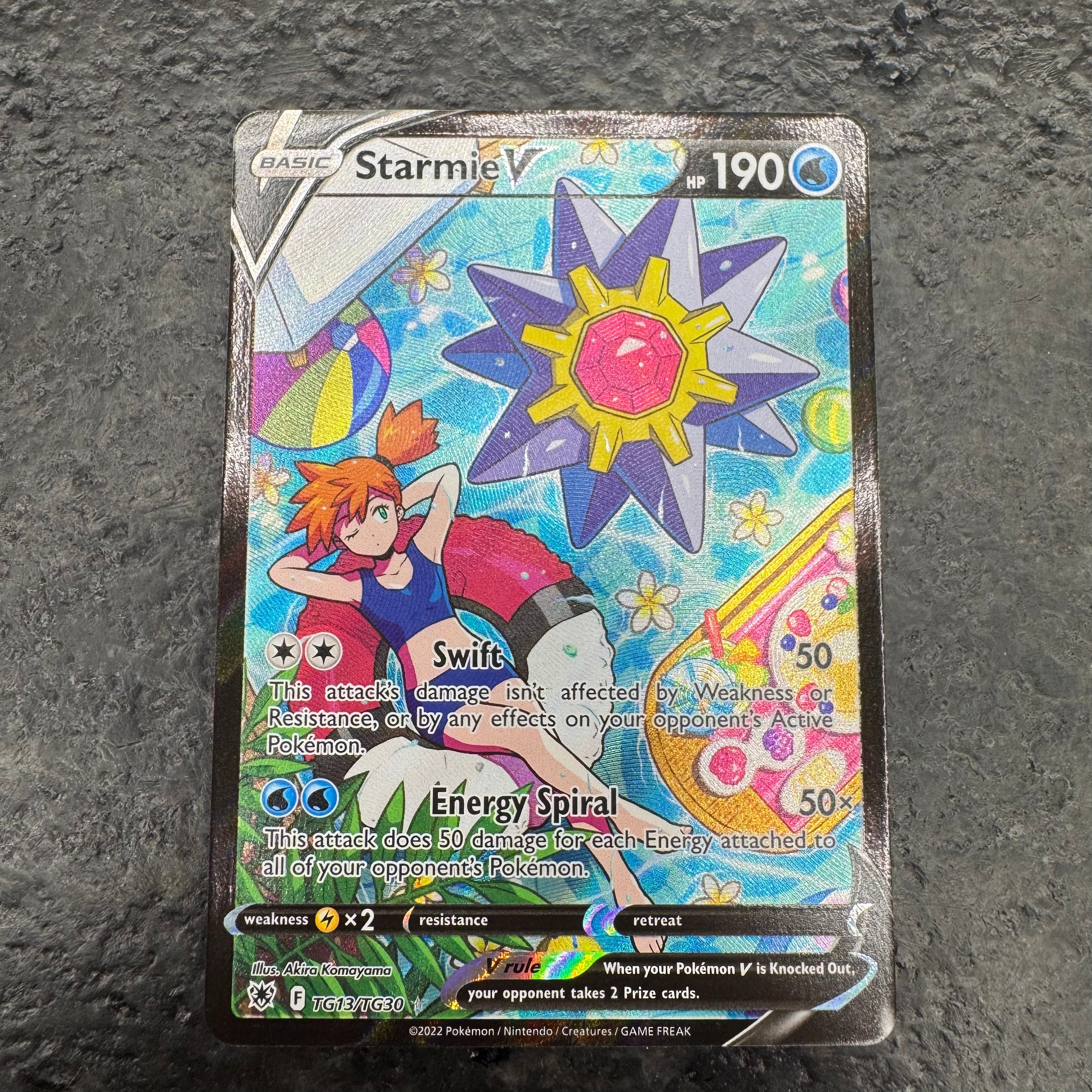 STARMIE V TRAINER GALLERY TG13/TG30 (NM)