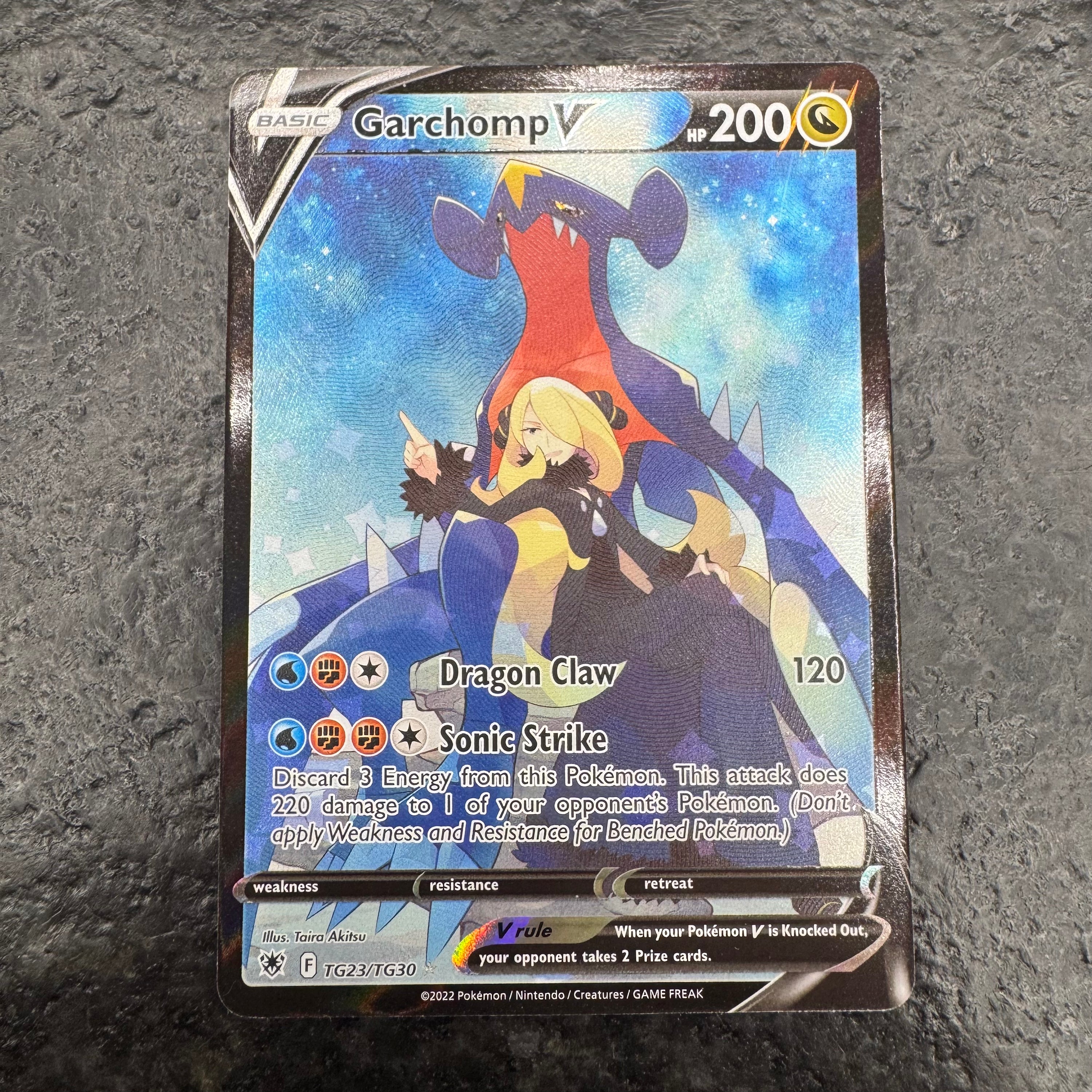GARCHOMP V TRAINER GALLERY TG23/TG30 (NM)